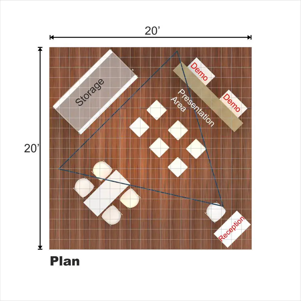 20x20 booth rental GRLU 2020 155 - image8