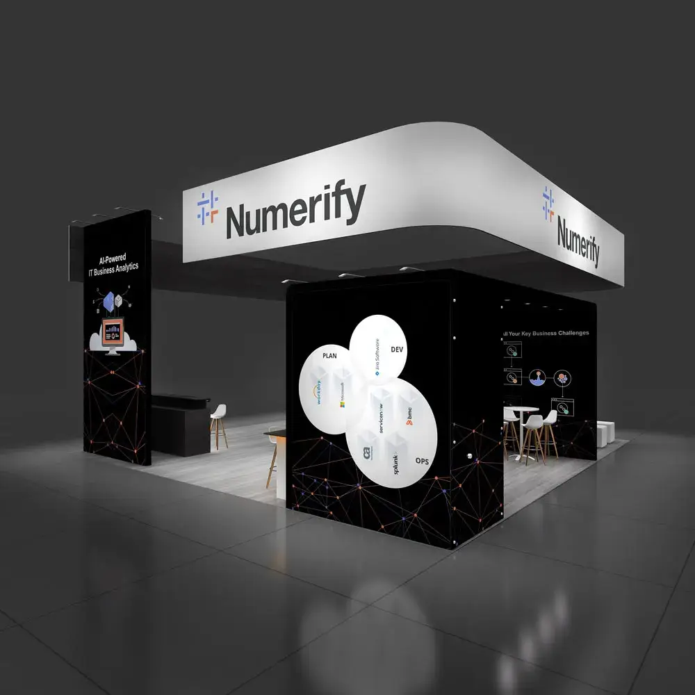 30x30 booth rental RLU3030 125 - image2