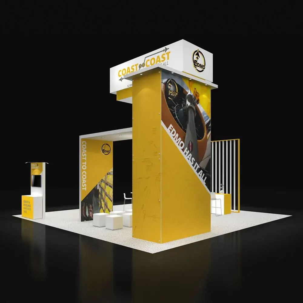 30x30 booth rental RLU3030 128 - image1