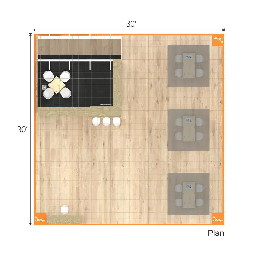 30x30 booth rental RLU3030 129 - image10