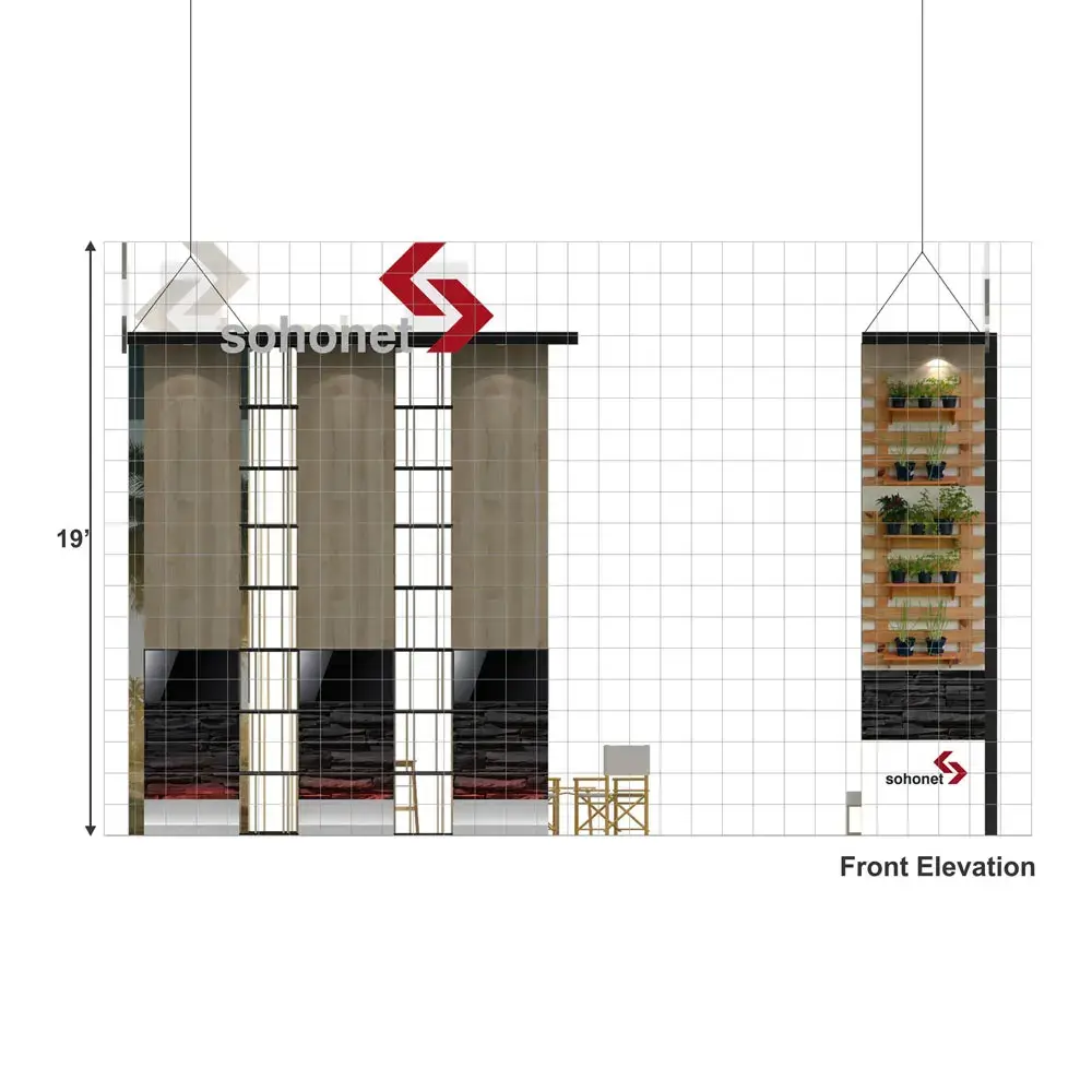 30x30 booth rental RLU3030 130 - image13