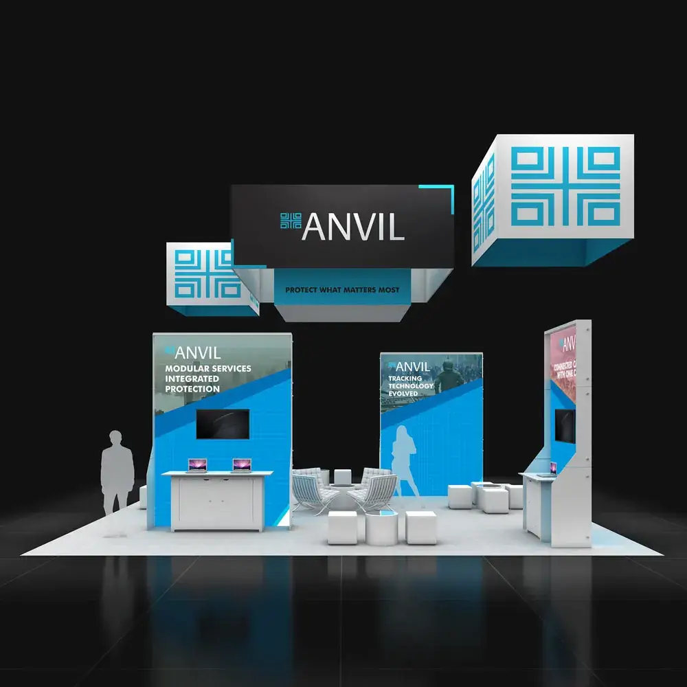 30x30 booth rental RLU3030 03 - image1