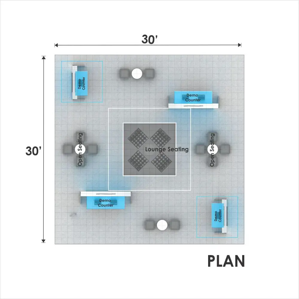 30x30 booth rental RLU3030 03 - image7