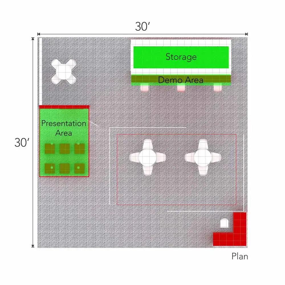 30x30 booth rental RLU3030 141 - image11