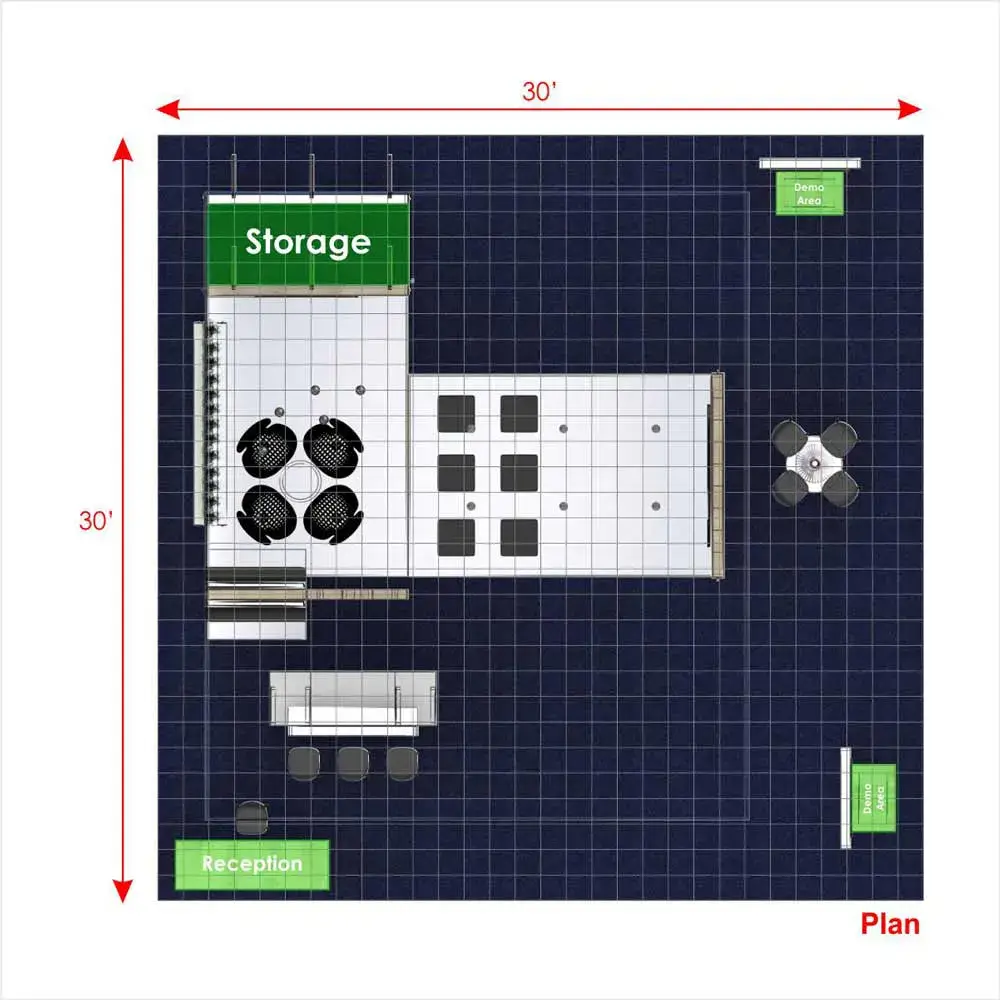 30x30 booth rental RLU3030 148 - image10