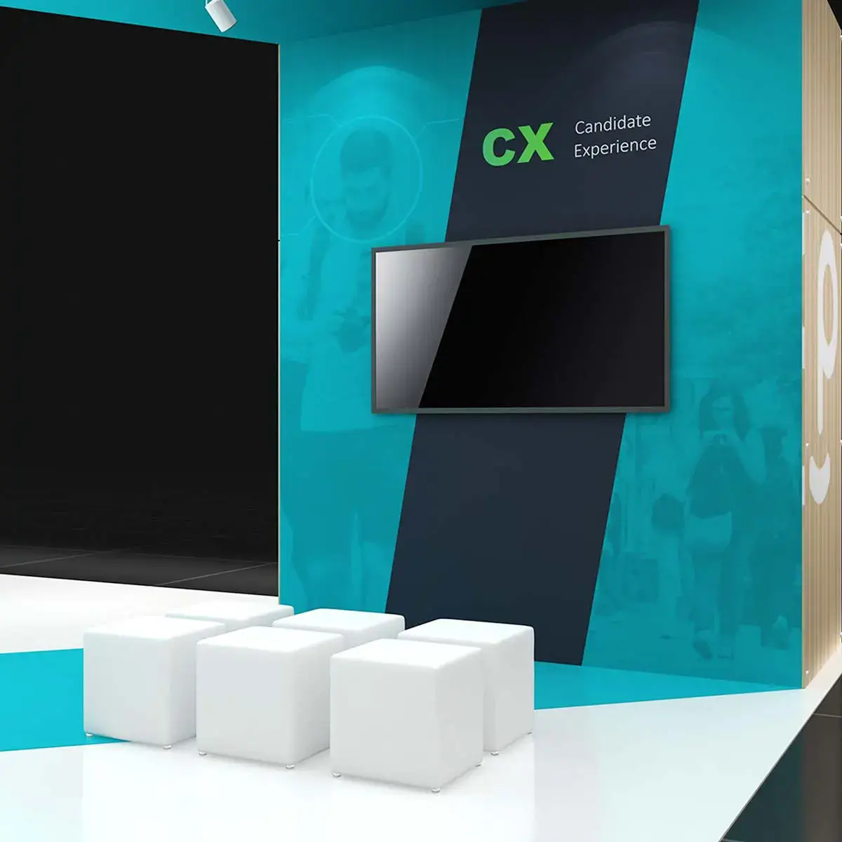 30x30 booth rental RLU3030 150 - image6