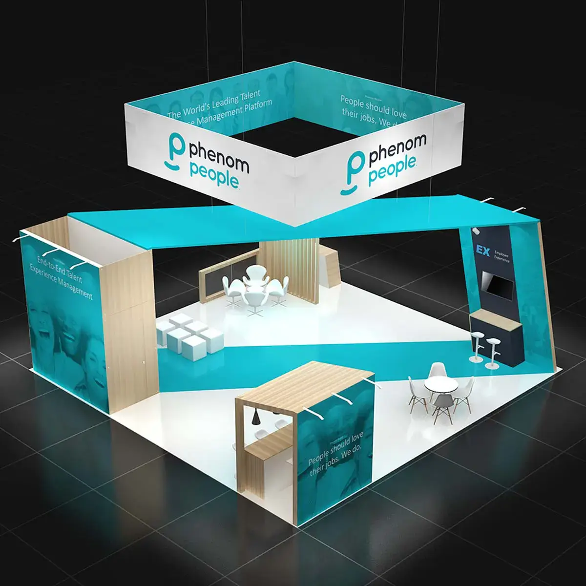 30x30 booth rental RLU3030 150 - image9