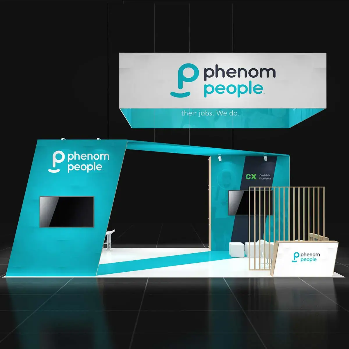 30x30 booth rental RLU3030 150 - image1
