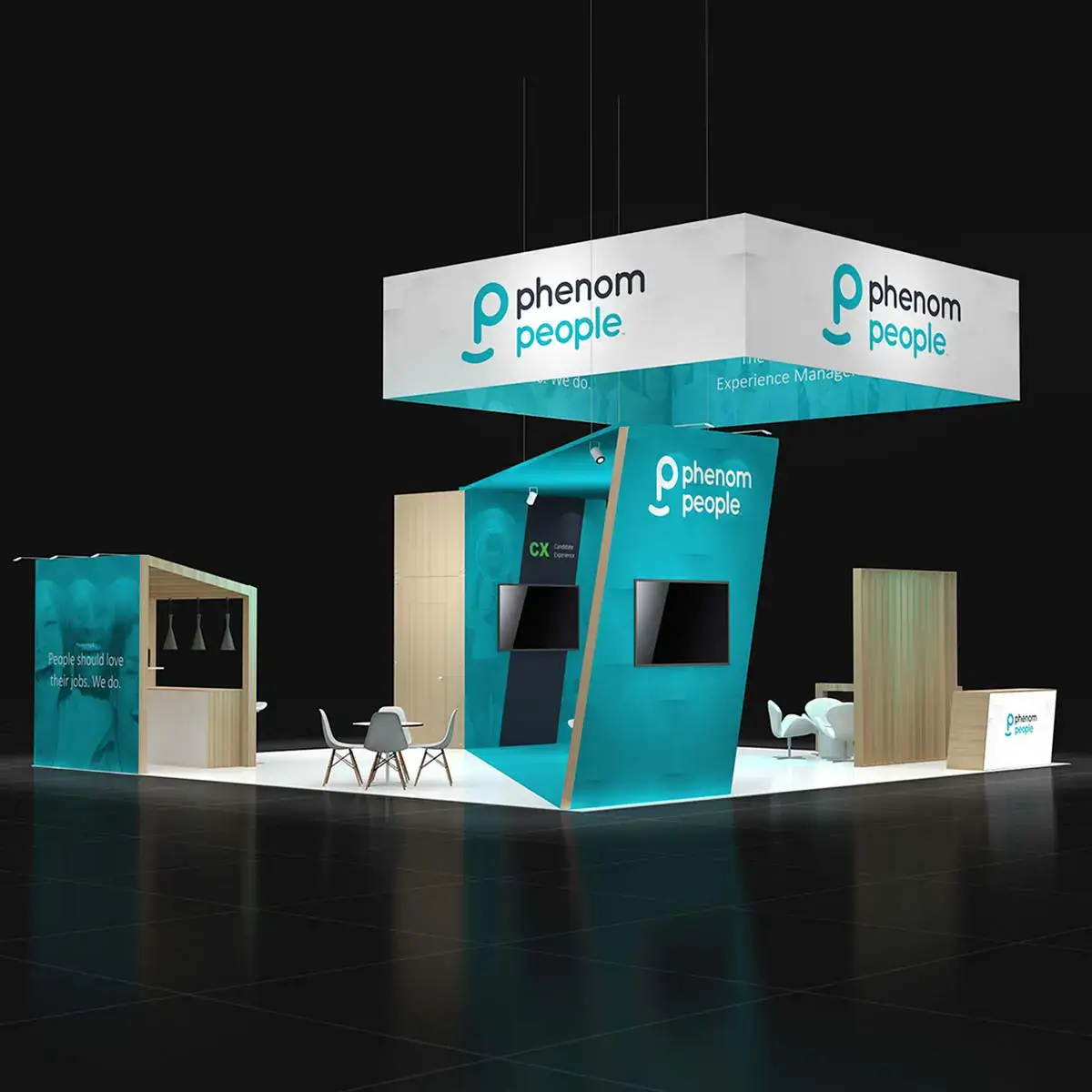 30x30 booth rental RLU3030 150 - image2