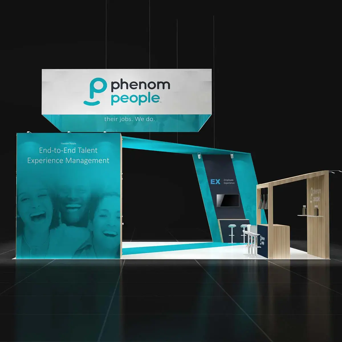 30x30 booth rental RLU3030 150 - image11