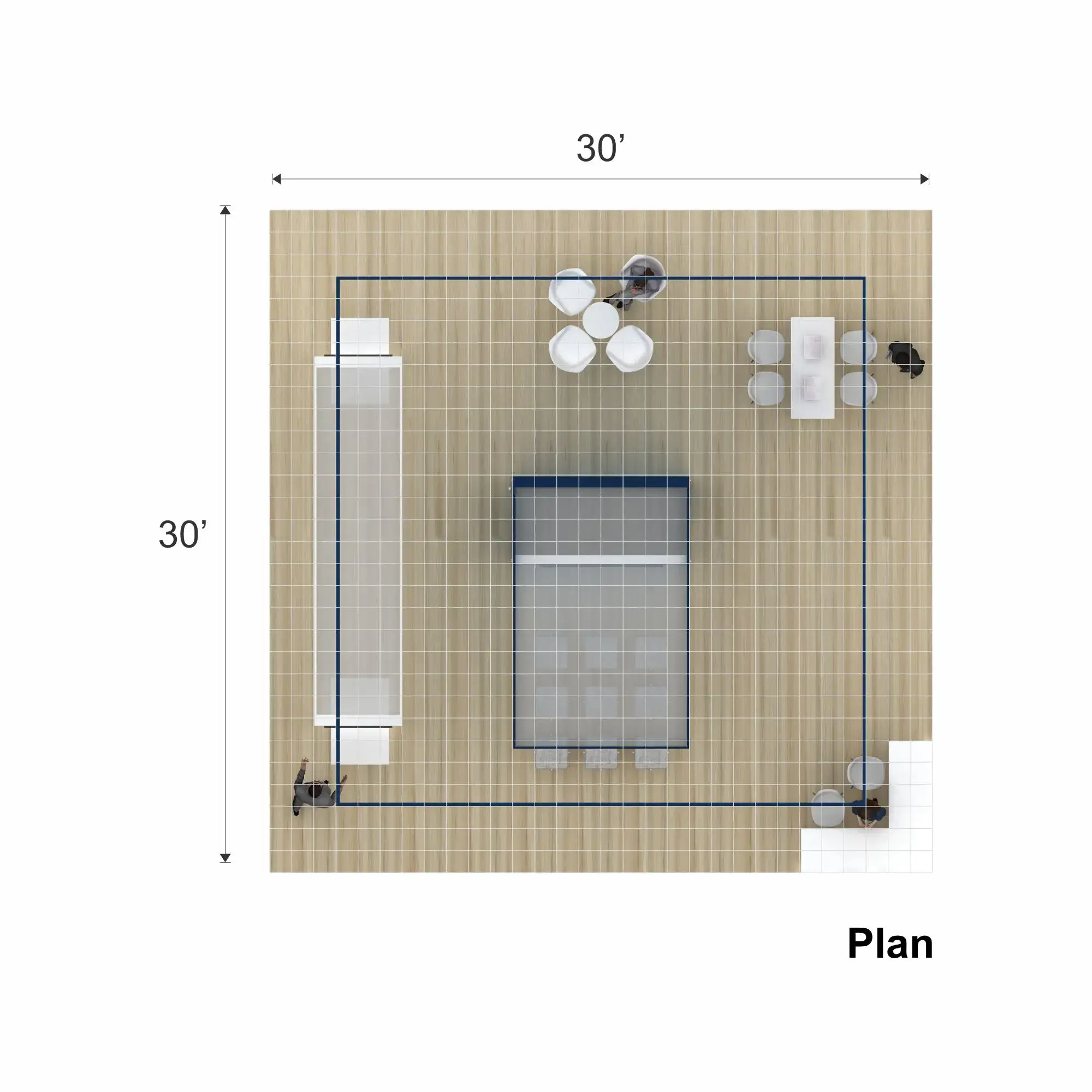 30x30 booth rental RLU3030 153 - image12