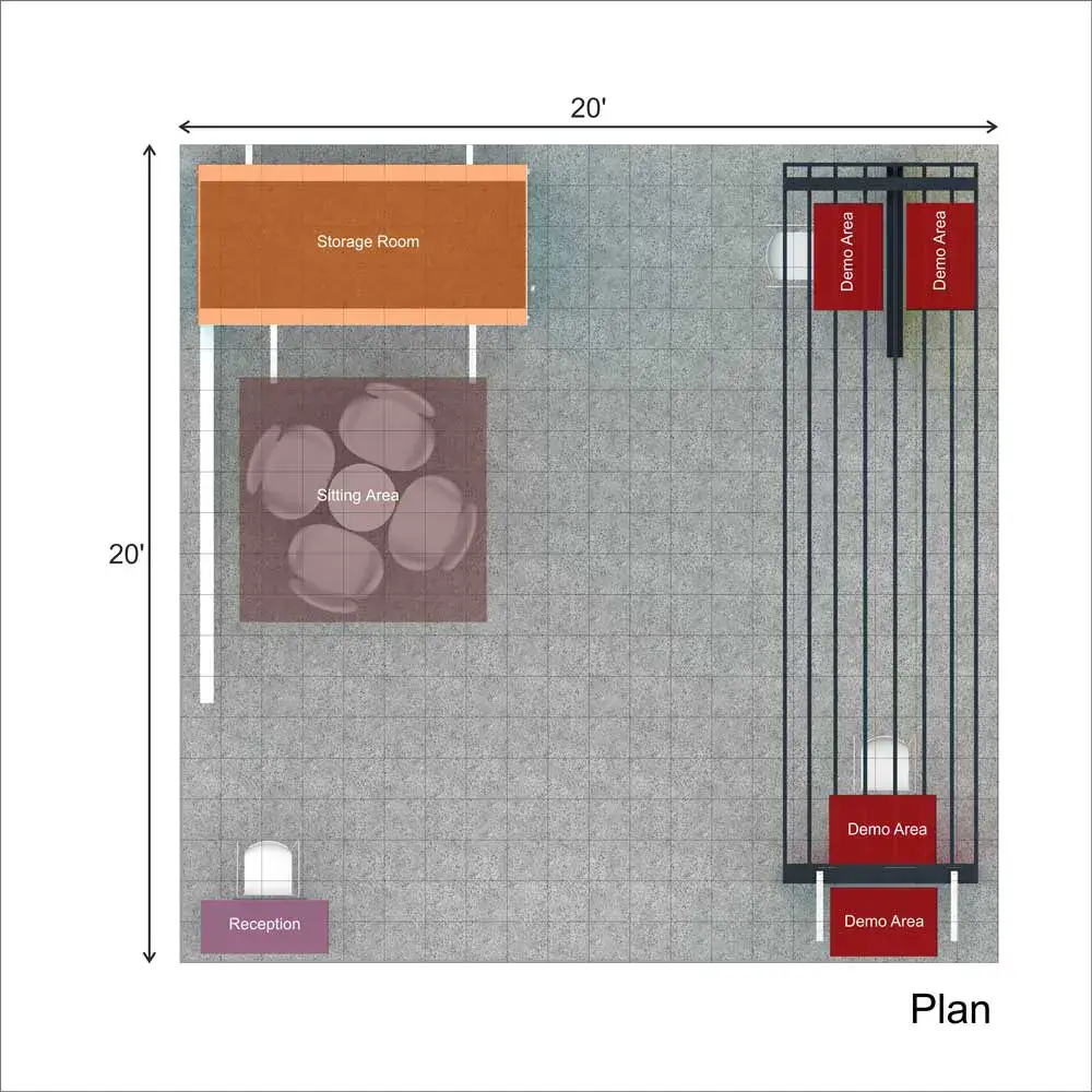 20x20 booth rental YRLU2020 191 - image10
