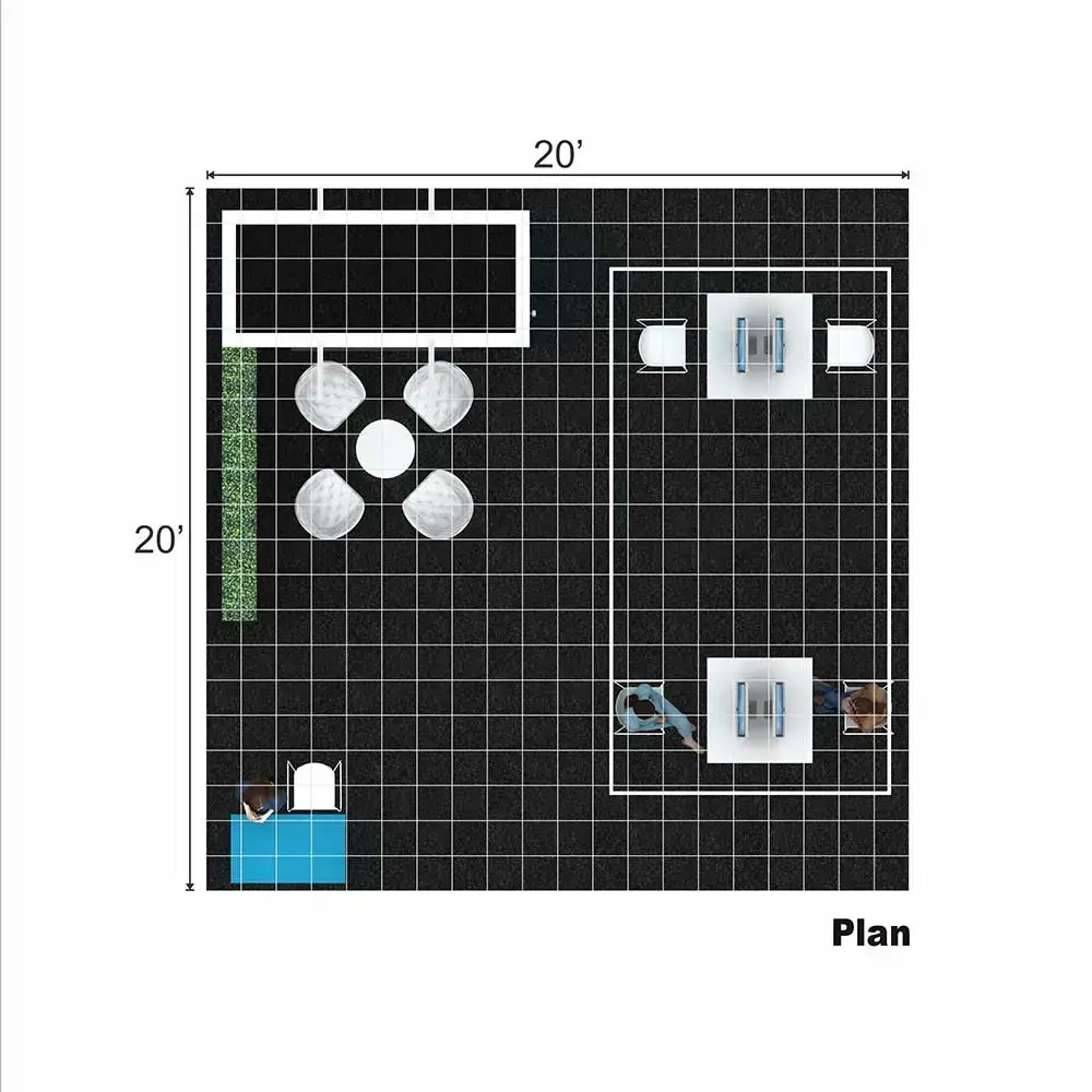 20x20 booth rental GRLU2020 195 - image10