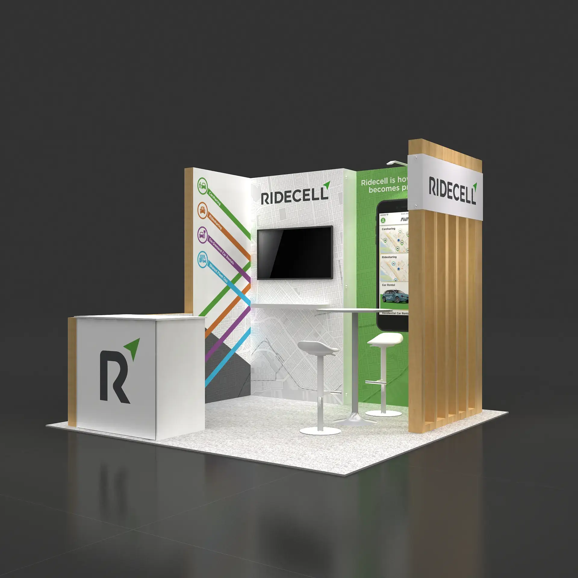 10x10 booth rental YRLU1010 30 - image2