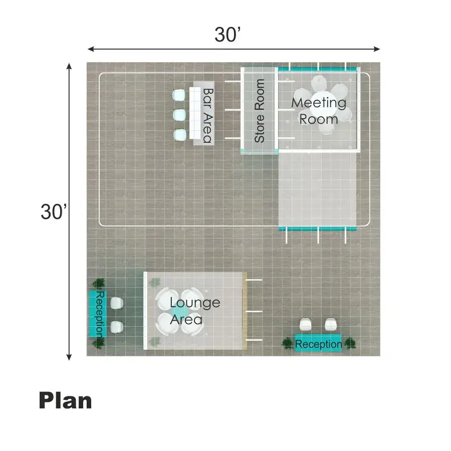 30x30 booth rental RLU3030 159 - image11