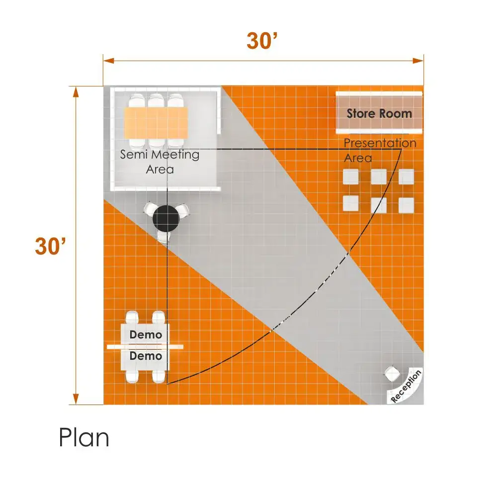 30x30 booth rental RLU3030 163 - image10