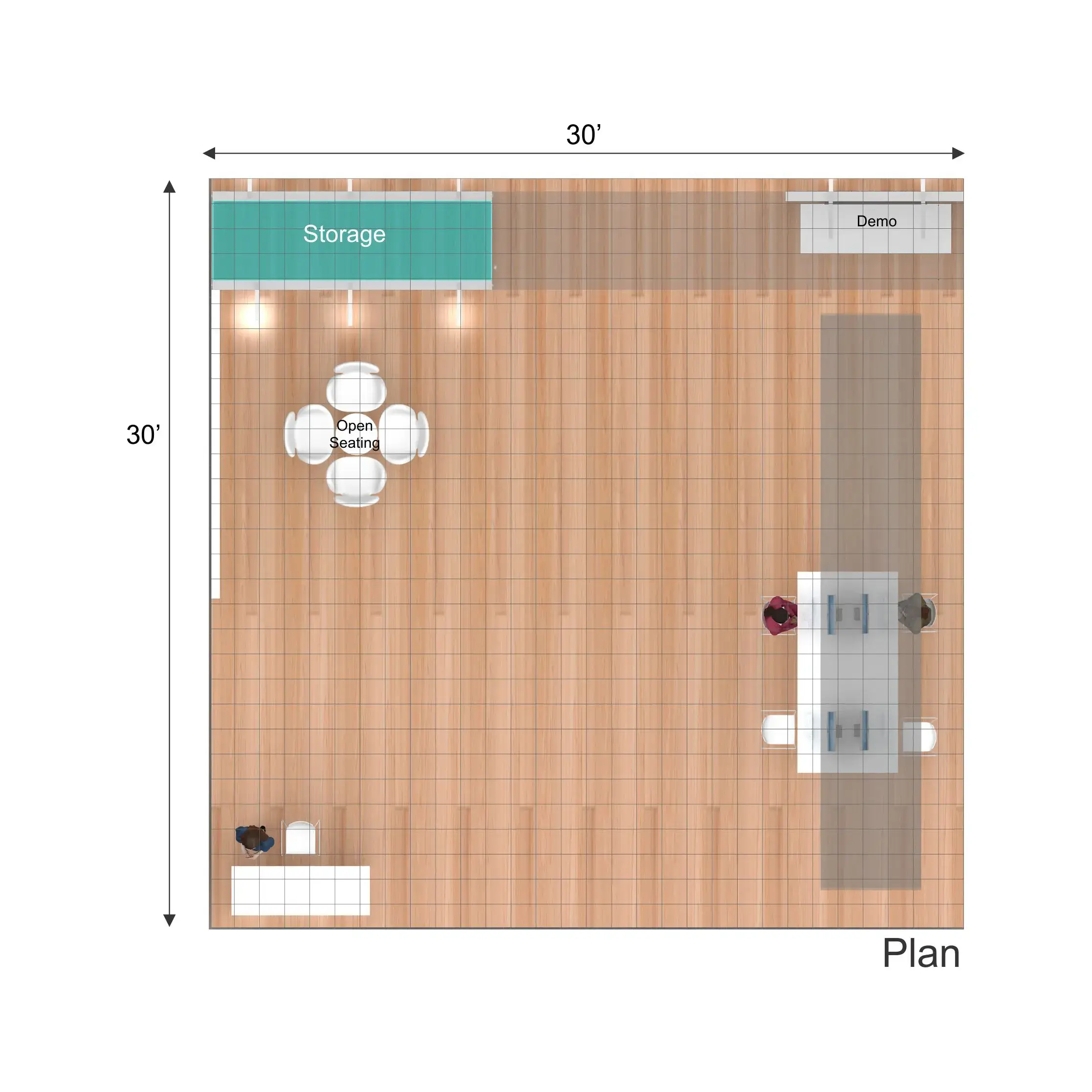 30x30 booth rental RLU3030 164 - image11