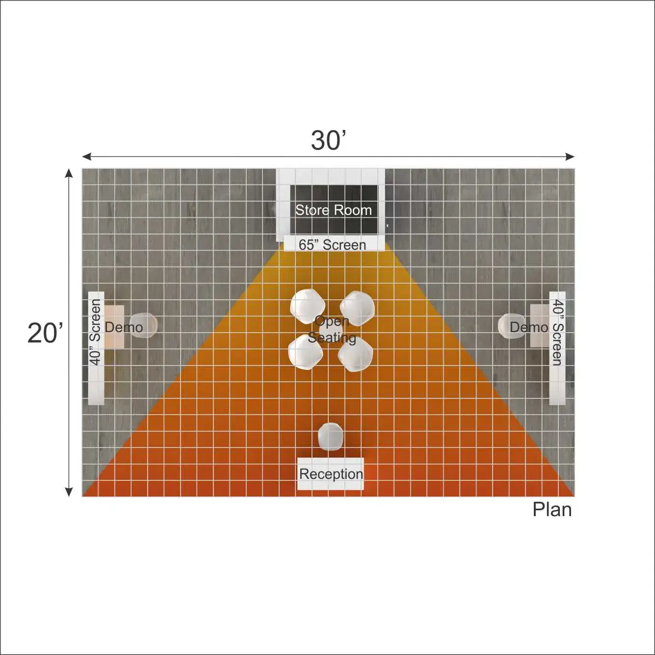 20x30 booth rental RLU2030 306 - image8