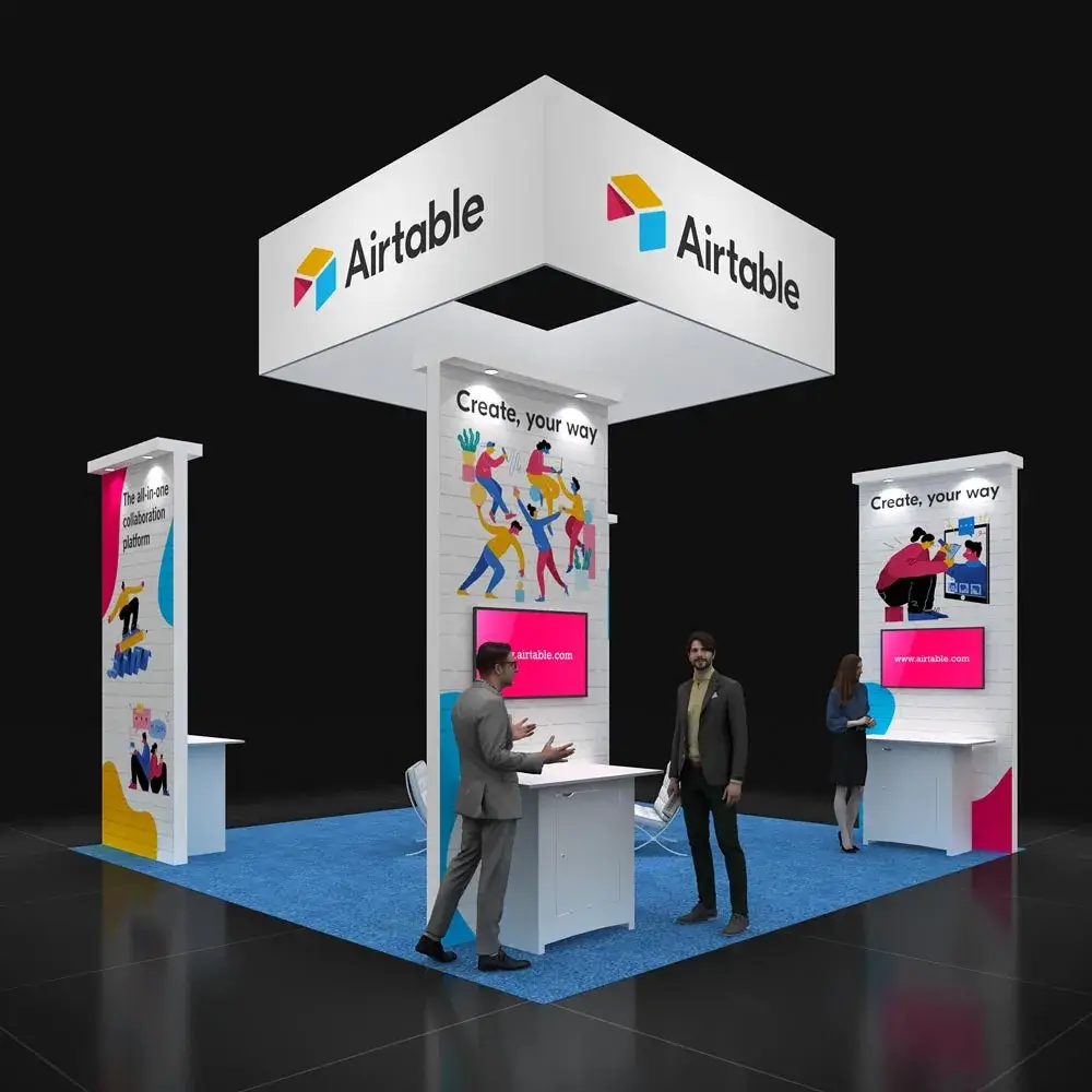 20x20 booth rental STL2020 01 - image1