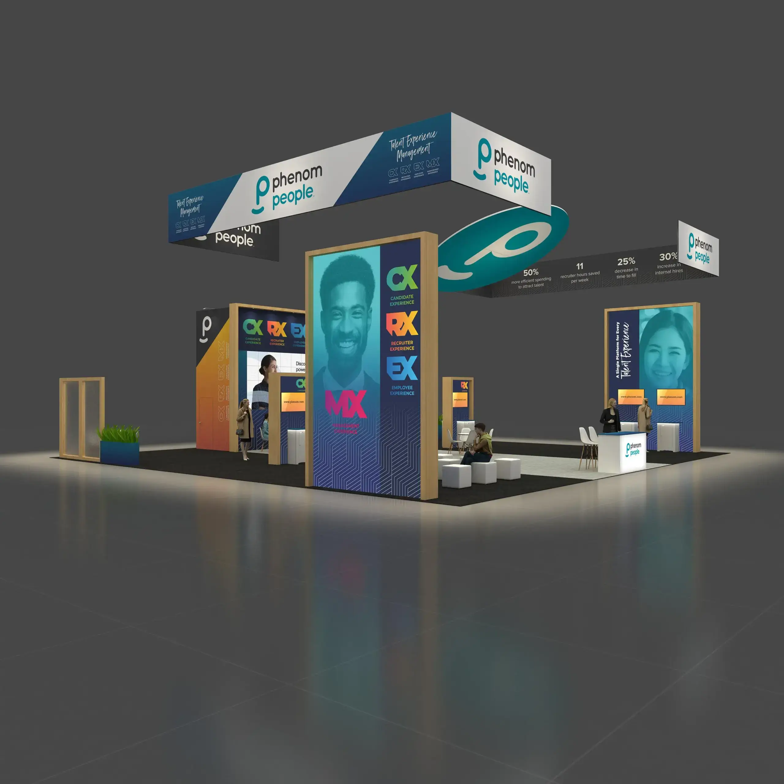 50x50 booth rental BRLU5050 25 - image5