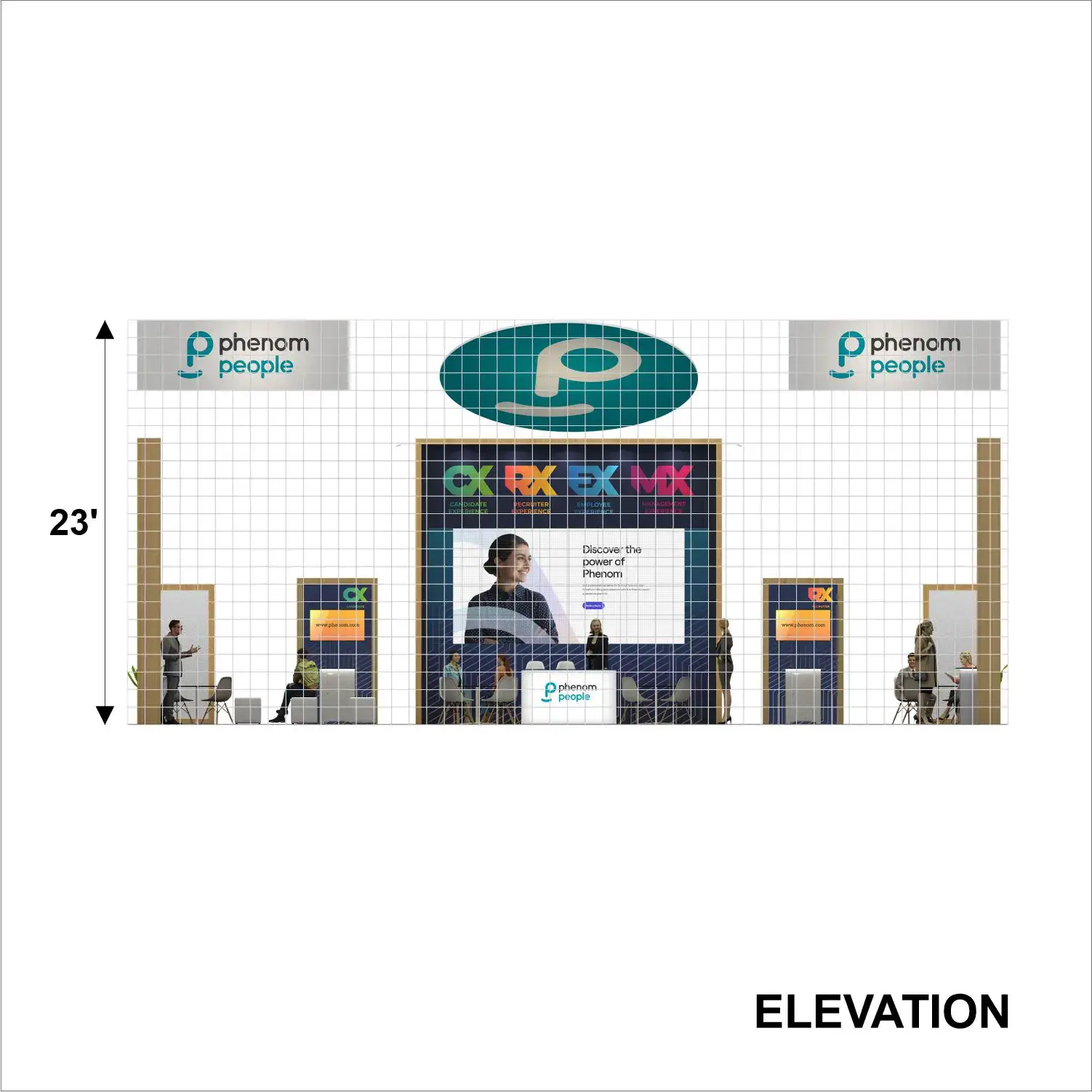 50x50 booth rental BRLU5050 25 - image7
