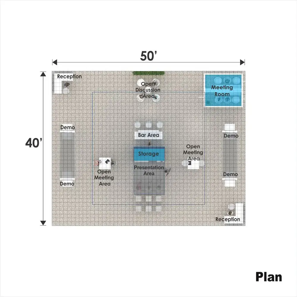40x50 booth rental GRLU4050 25 - image12