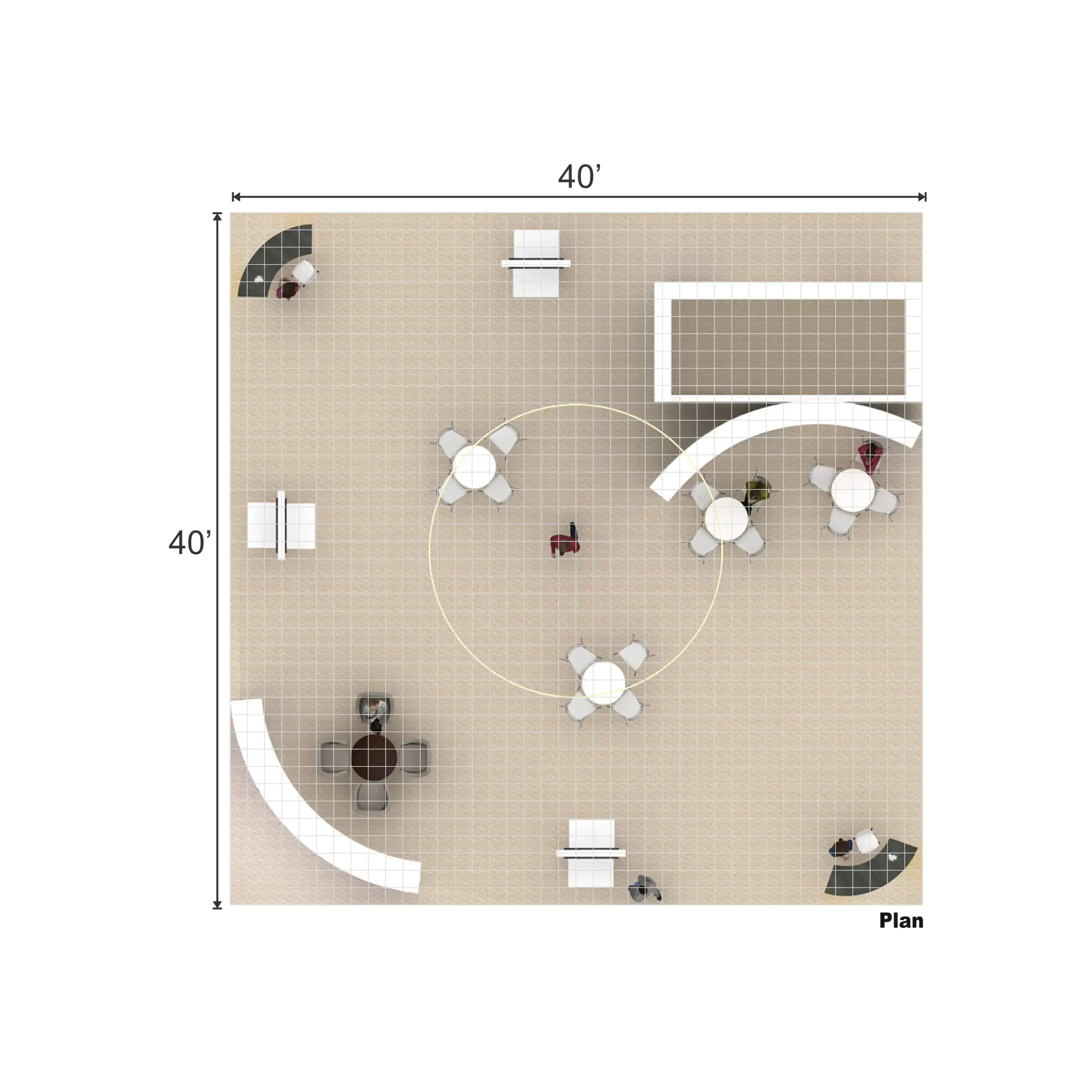 40x40 booth rental RLU4040 26 - image14