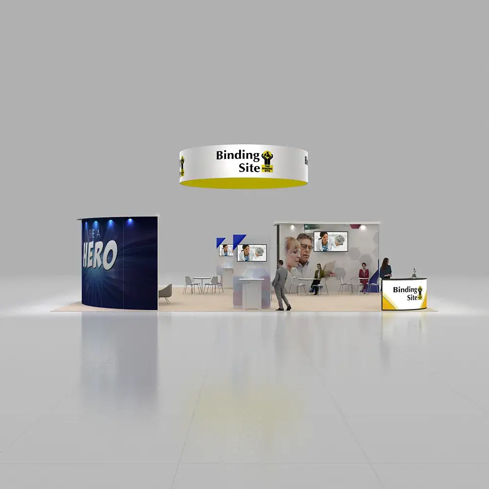 40x40 booth rental RLU4040 26 - image2