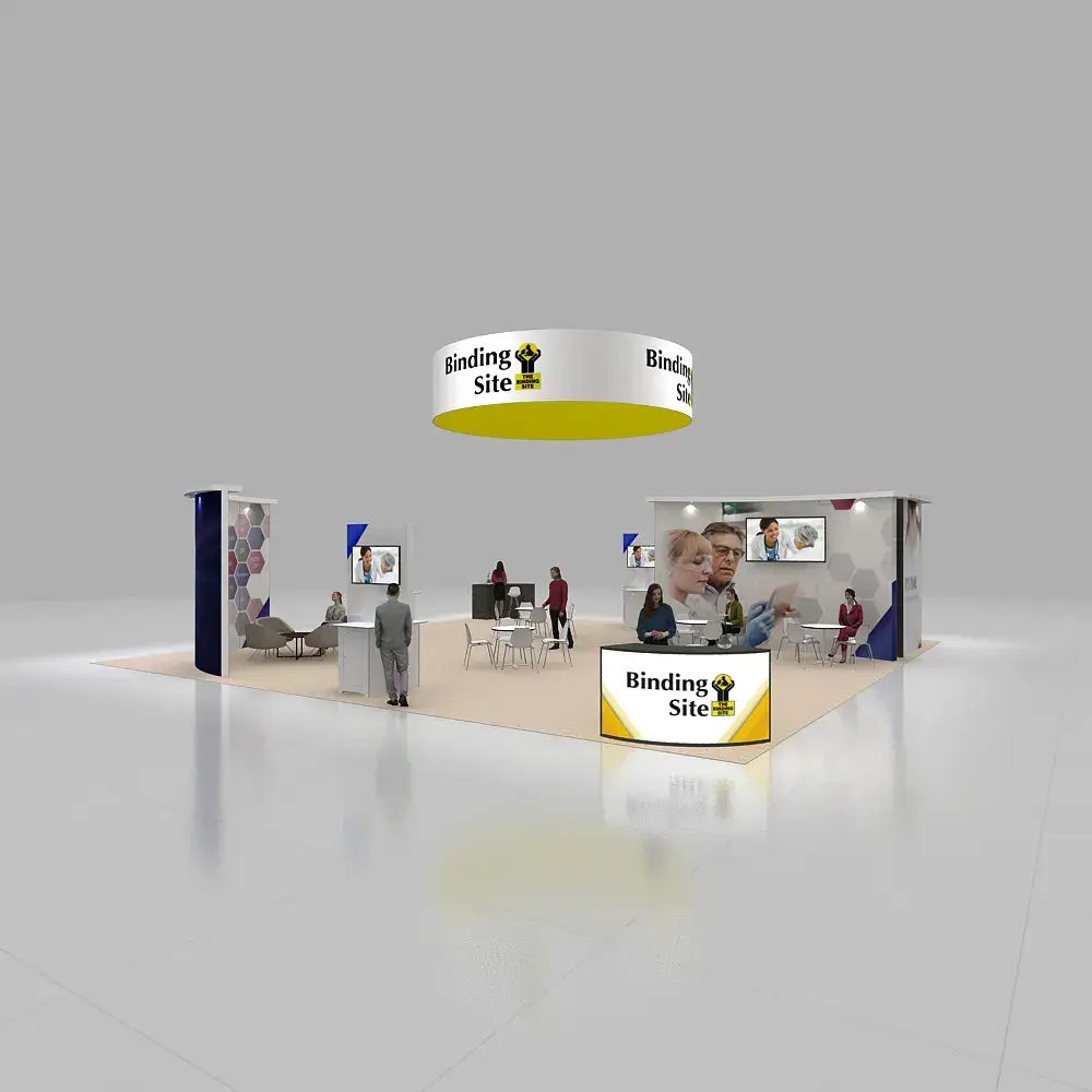 40x40 booth rental RLU4040 26 - image1