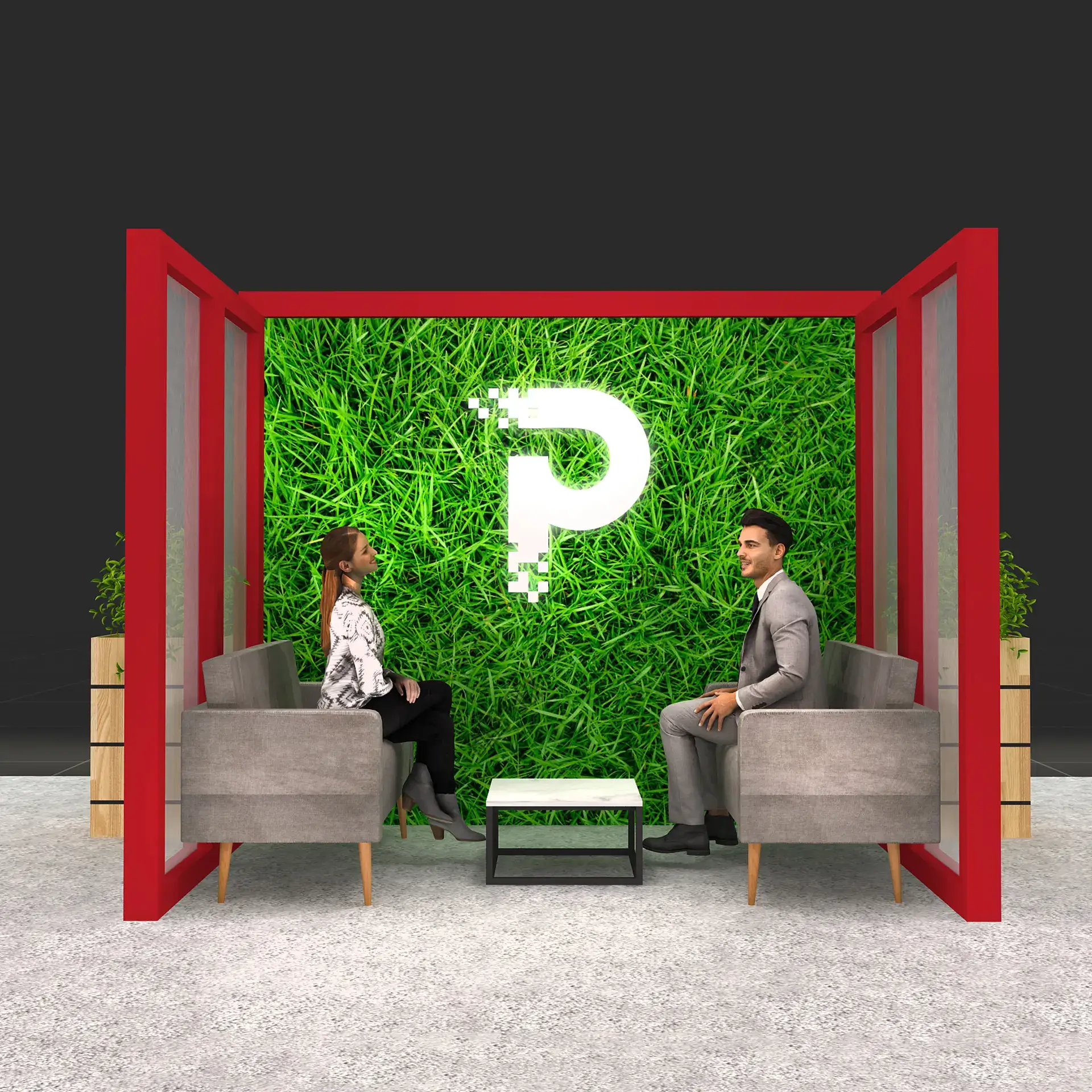 40x40 booth rental RLU4040 30 - image9
