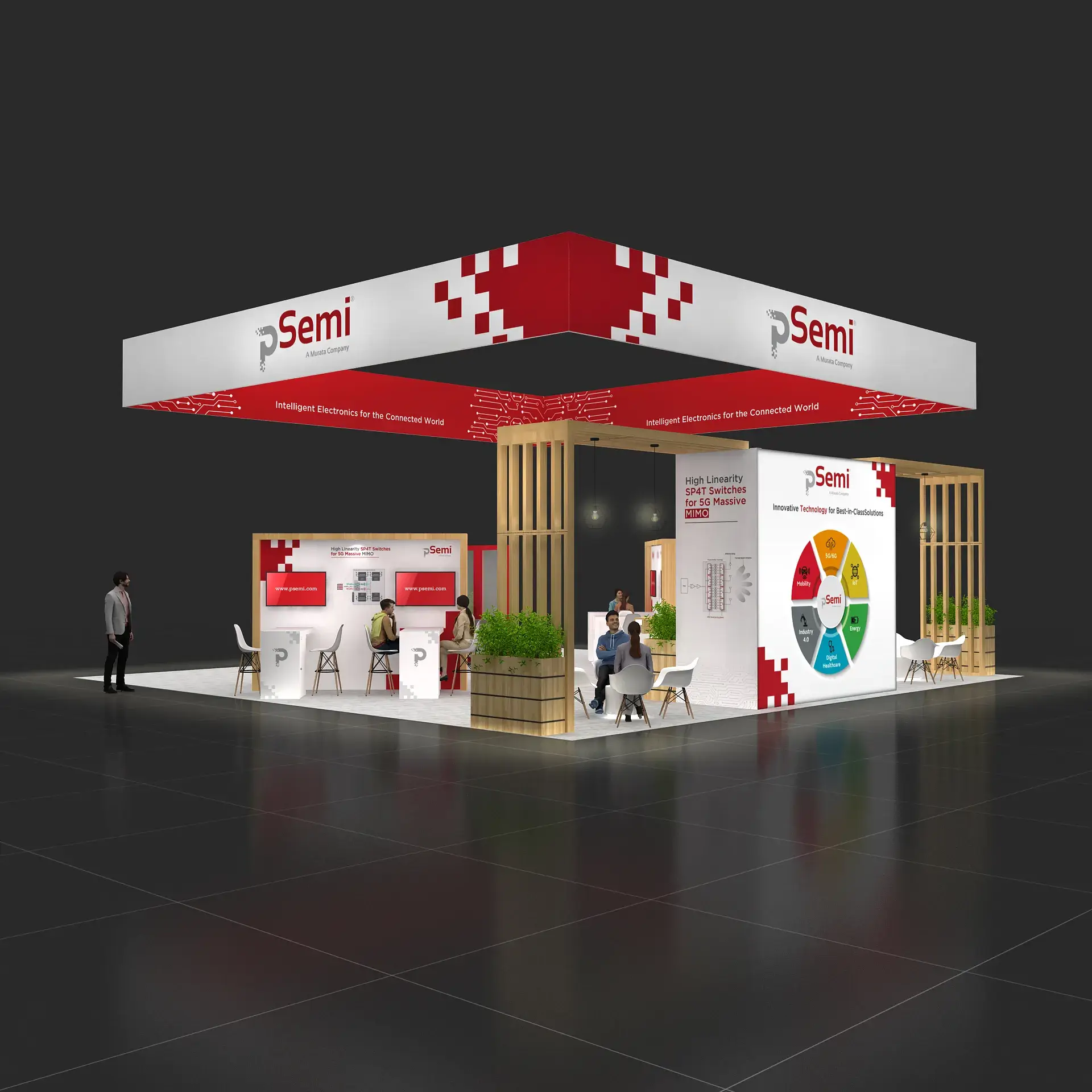 40x40 booth rental RLU4040 30 - image4