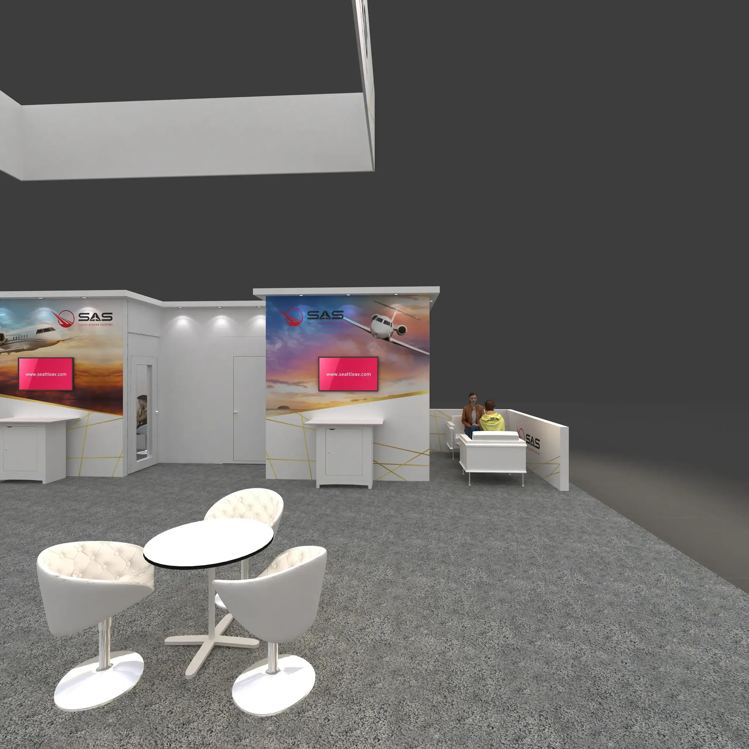 40x40 booth rental RLU4040 31 - image3
