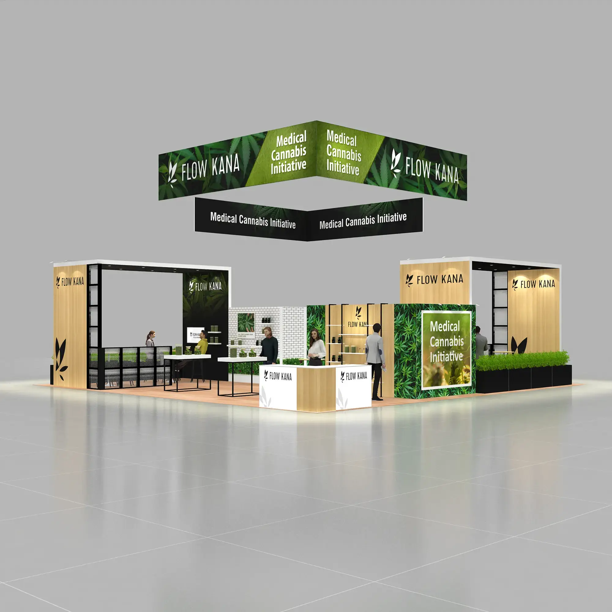 40x40 booth rental RLU4040 32 - image1