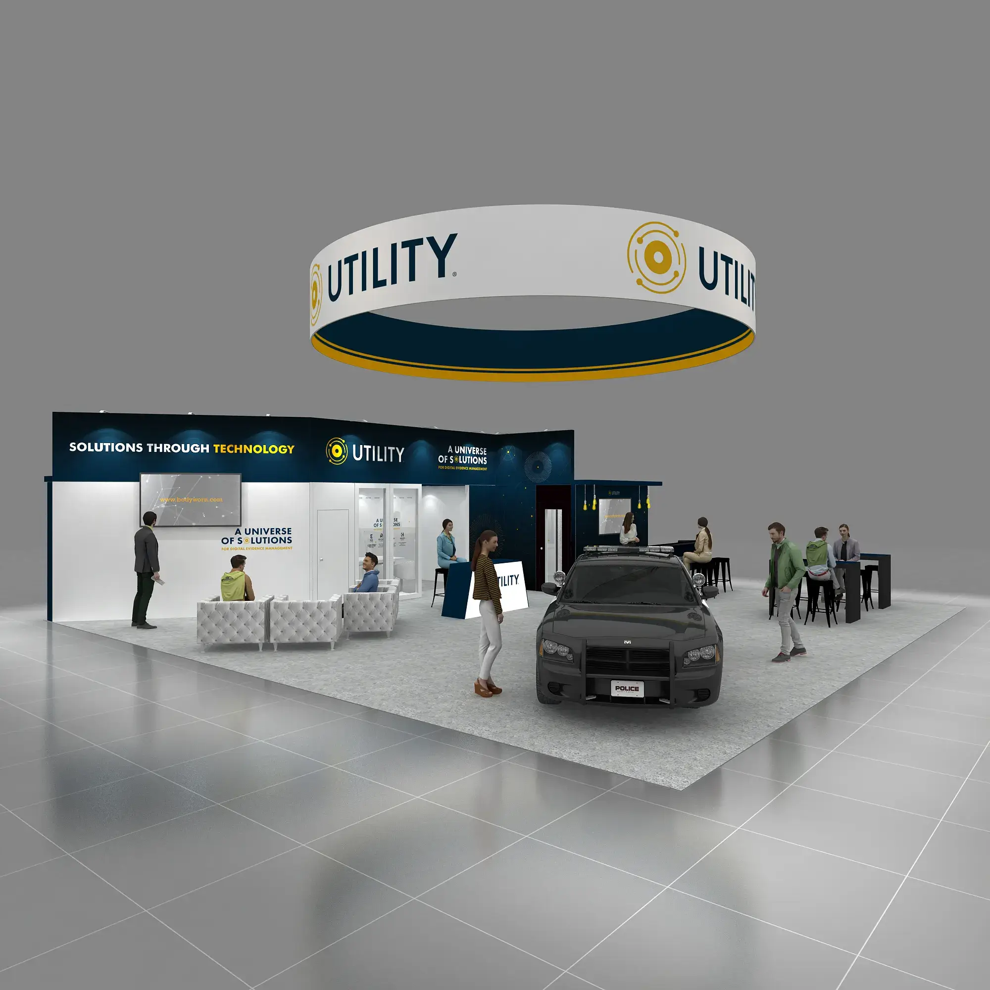 40x40 booth rental RLU4040 33 - image1