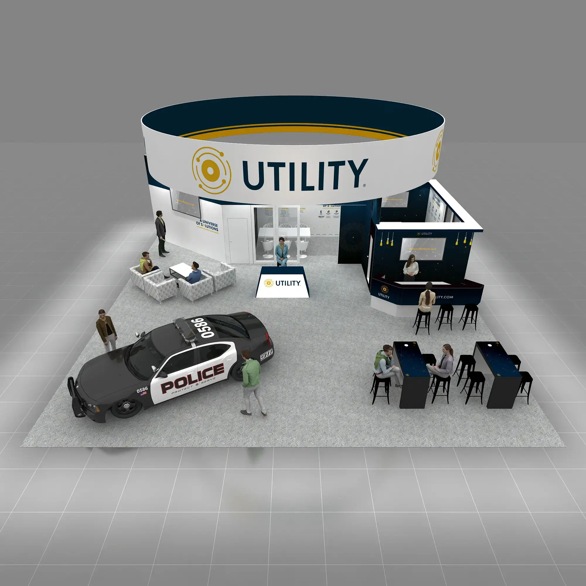 40x40 booth rental RLU4040 33 - image2