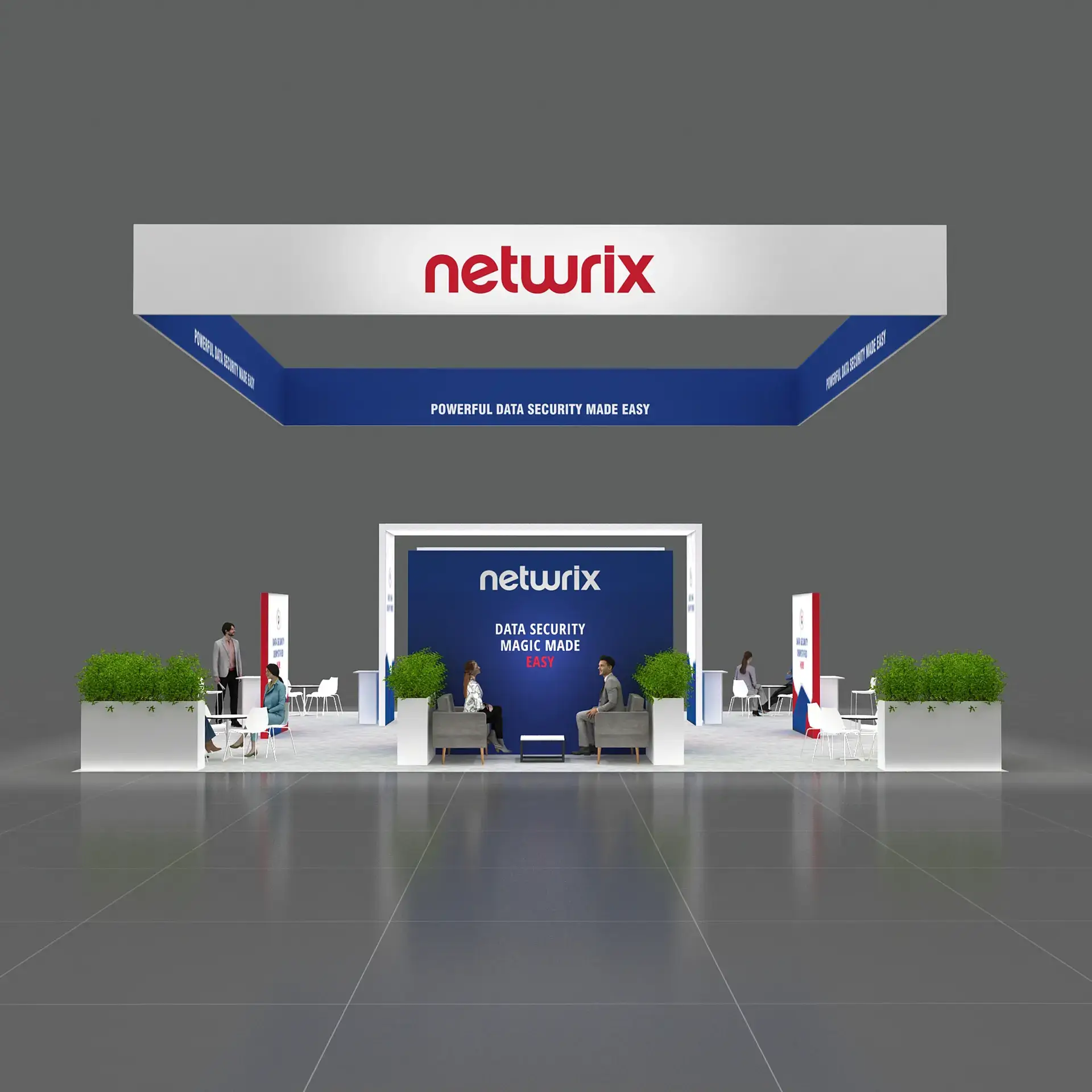 40x40 booth rental RLU4040 36 - image1