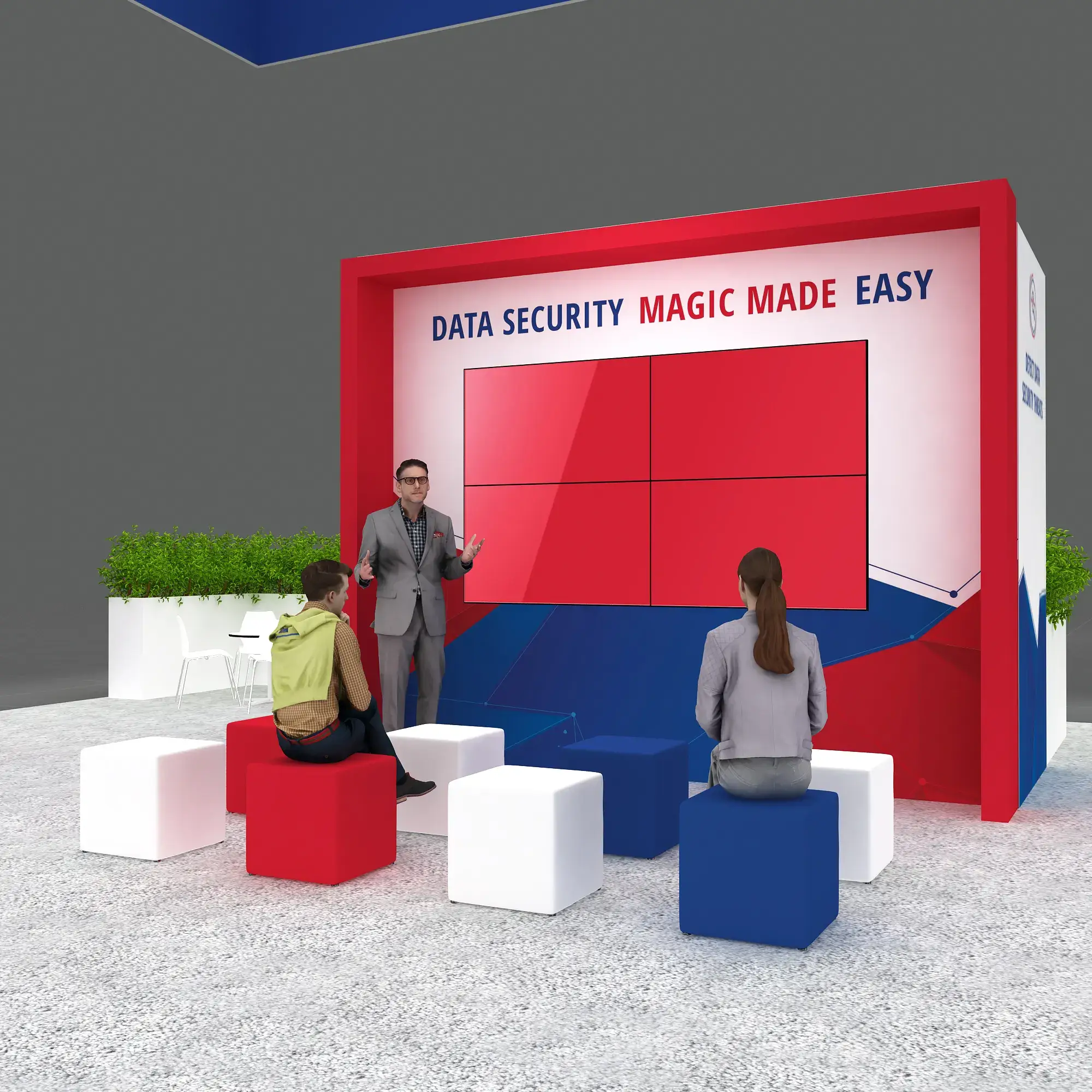 40x40 booth rental RLU4040 36 - image5