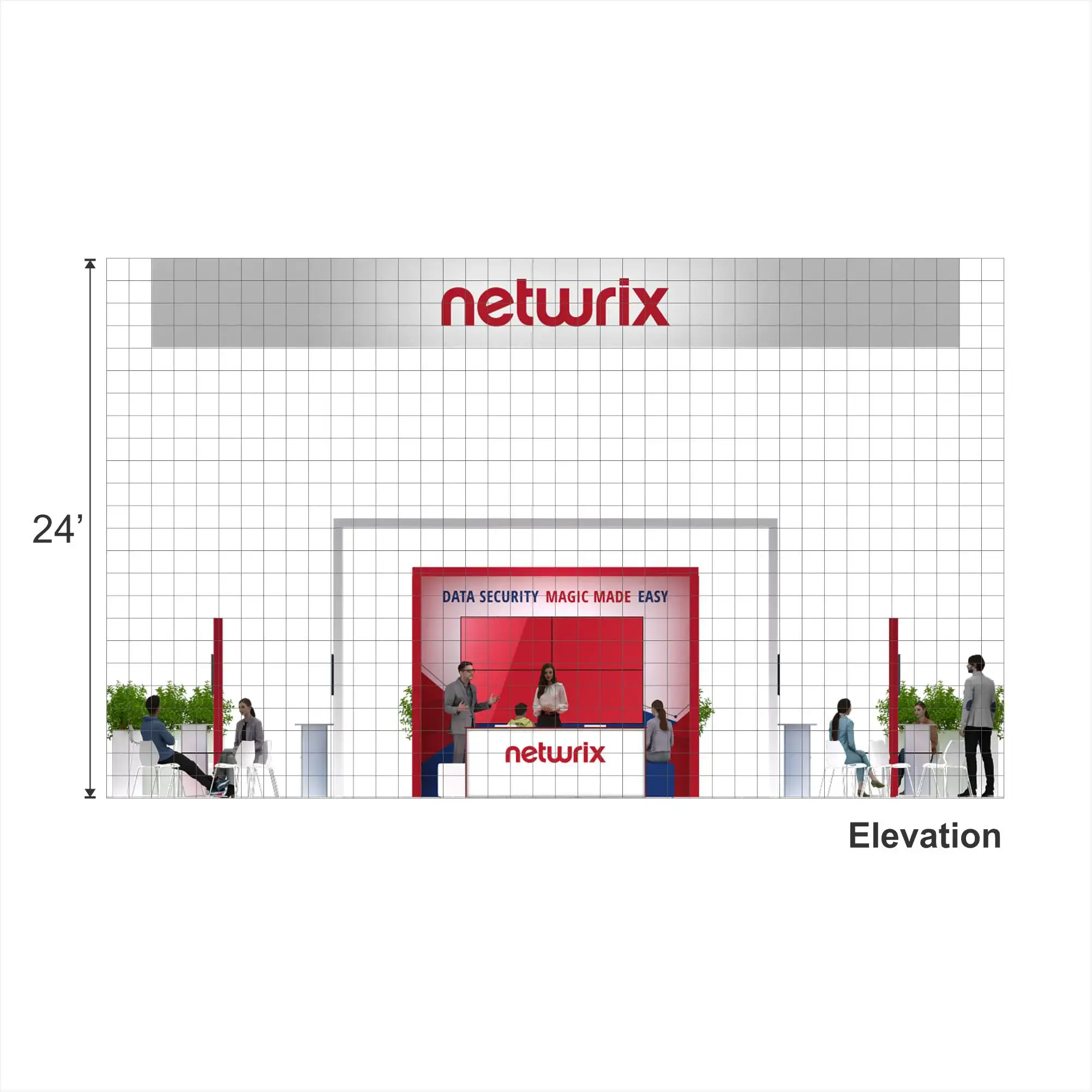 40x40 booth rental RLU4040 36 - image11
