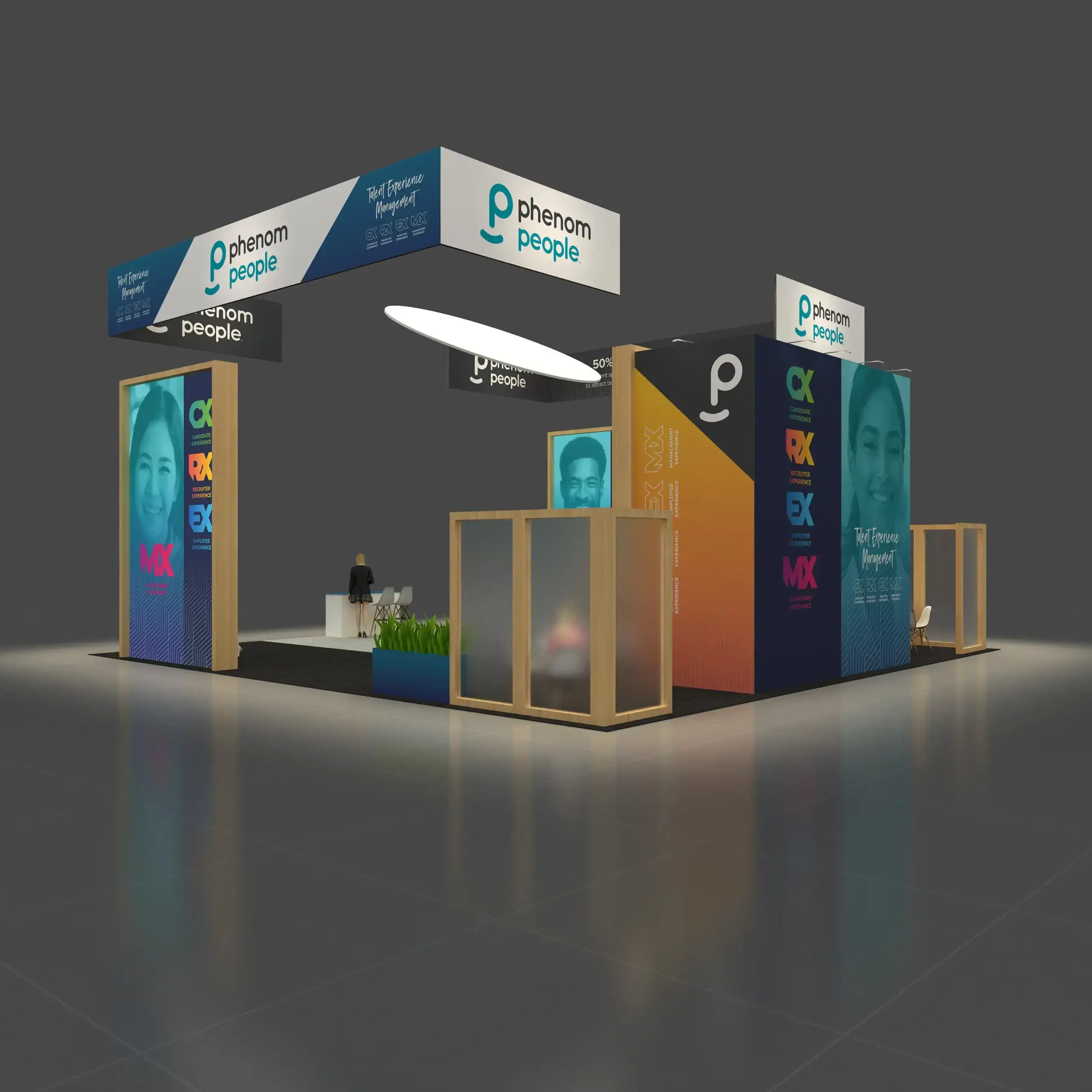 40x40 booth rental RLU4040 37 - image4