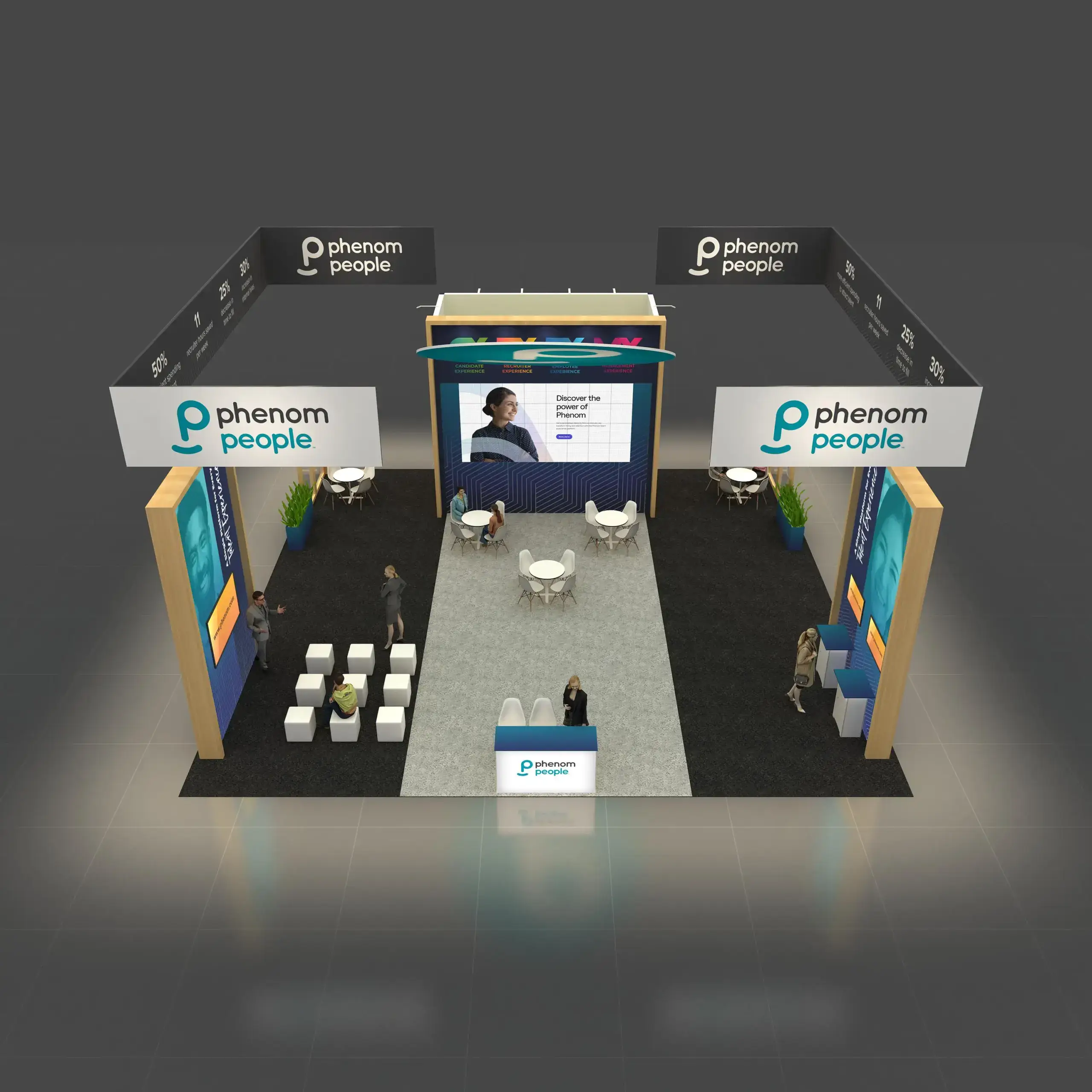 40x40 booth rental RLU4040 37 - image2