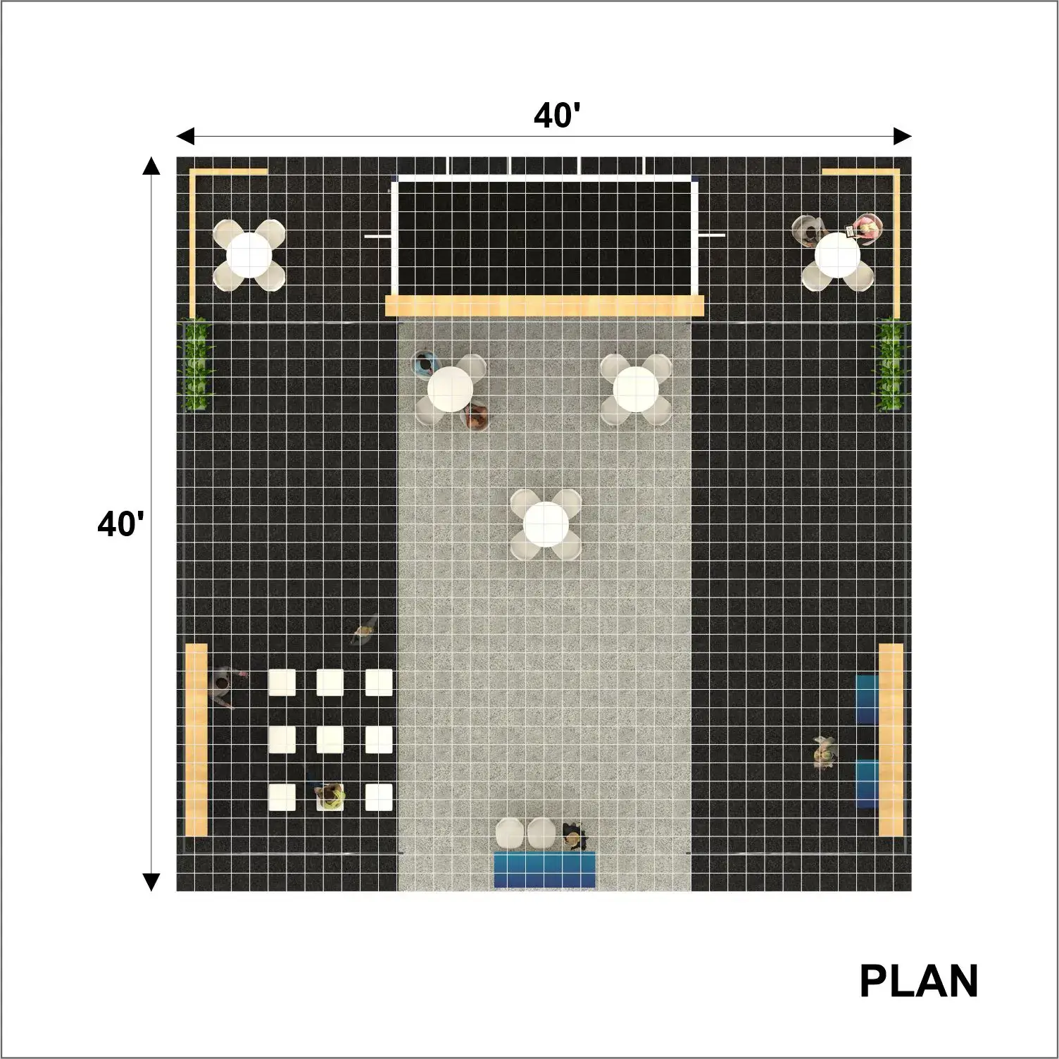 40x40 booth rental RLU4040 37 - image8