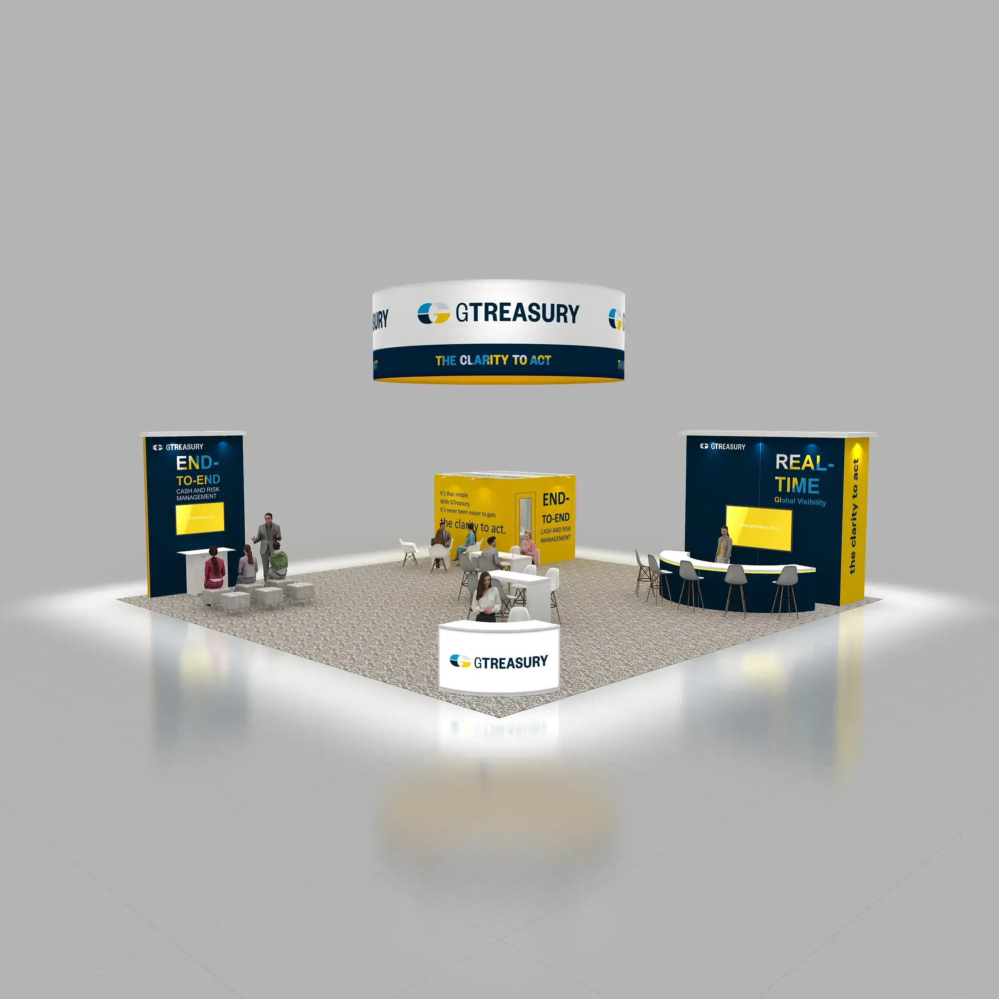 40x40 booth rental RLU4040 38 - image1