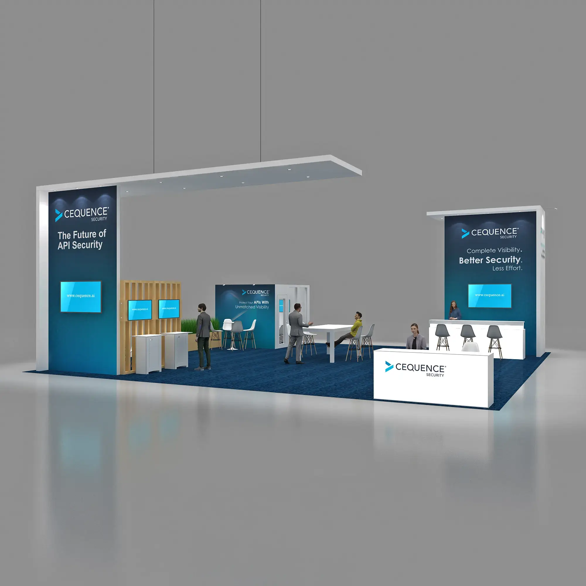 40x40 booth rental RLU4040 40 - image1