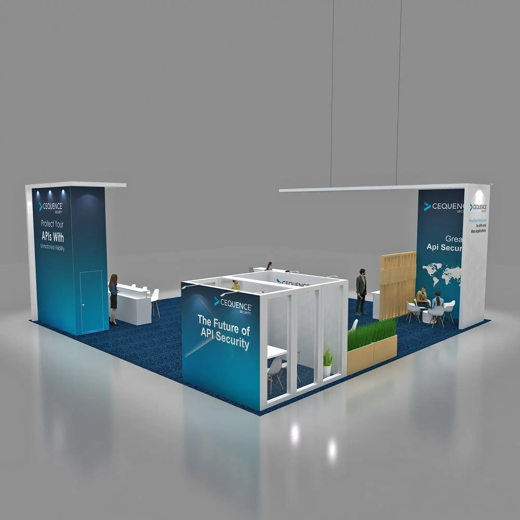 40x40 booth rental RLU4040 40 - image6