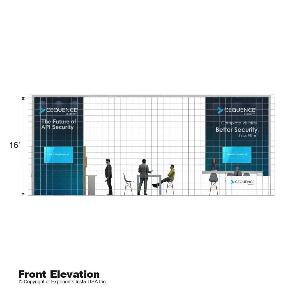 40x40 booth rental RLU4040 40 - image11