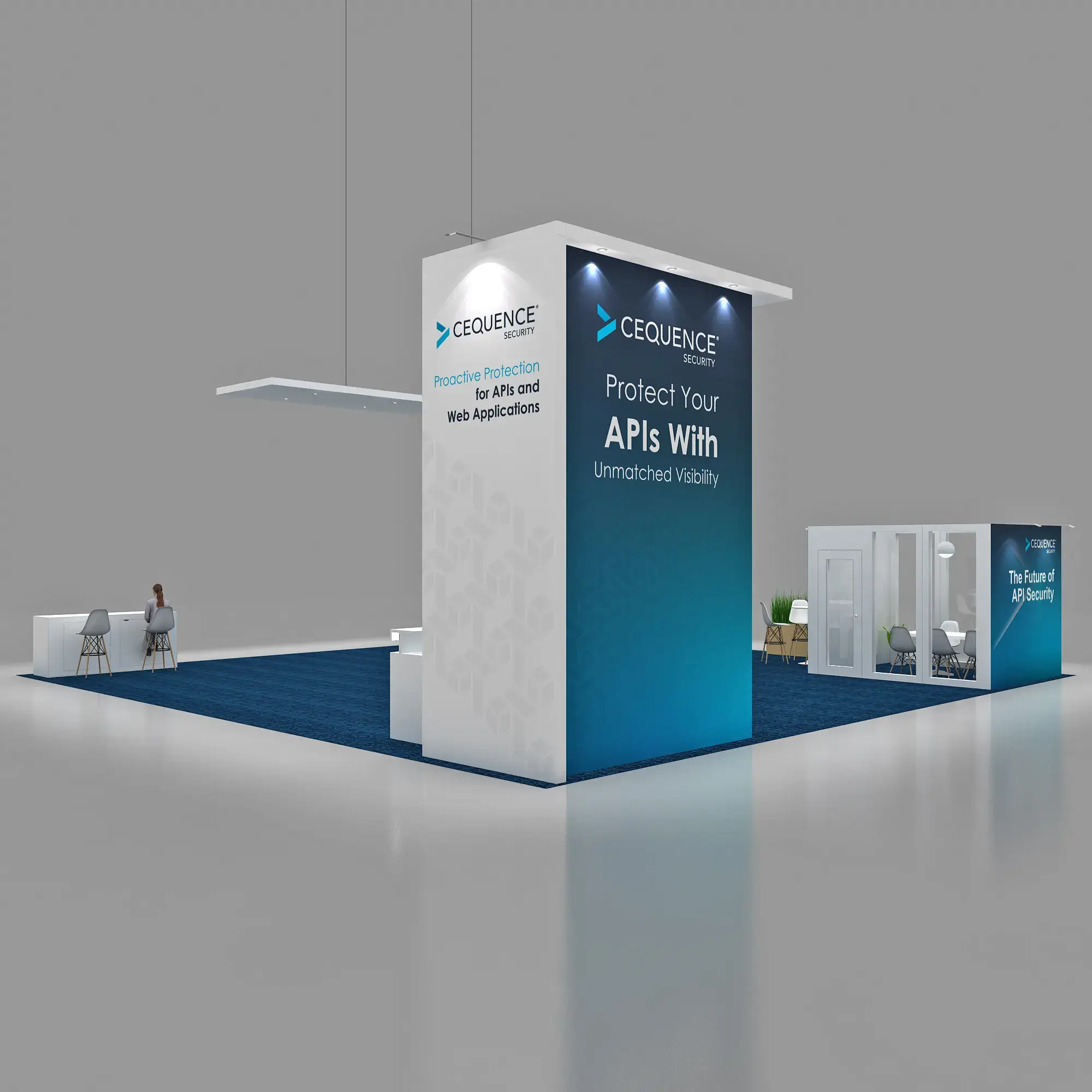 40x40 booth rental RLU4040 40 - image9