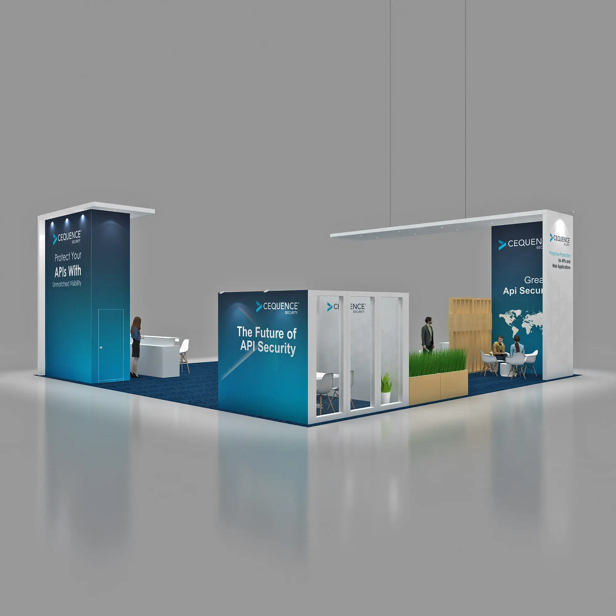 40x40 booth rental RLU4040 40 - image10
