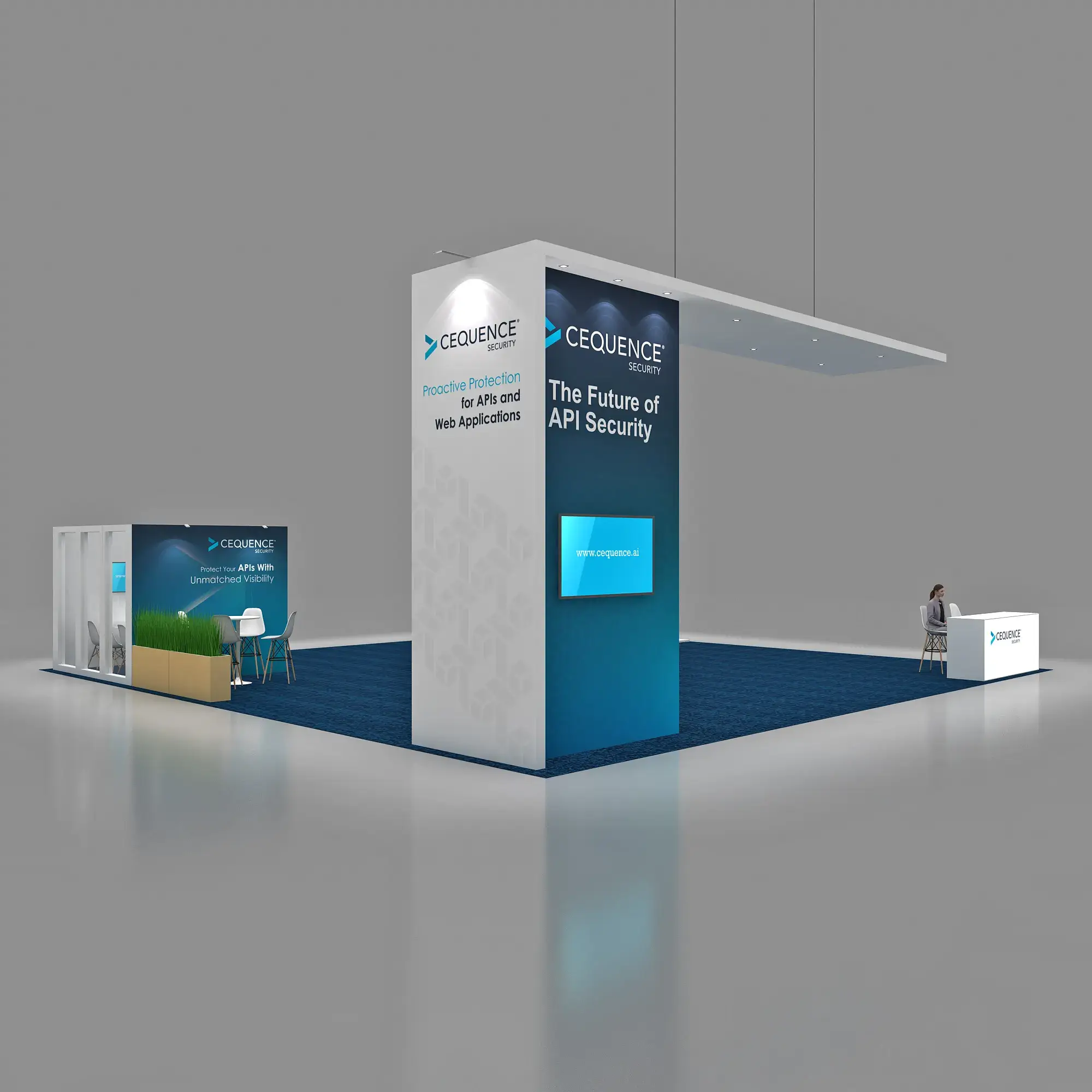 40x40 booth rental RLU4040 40 - image2