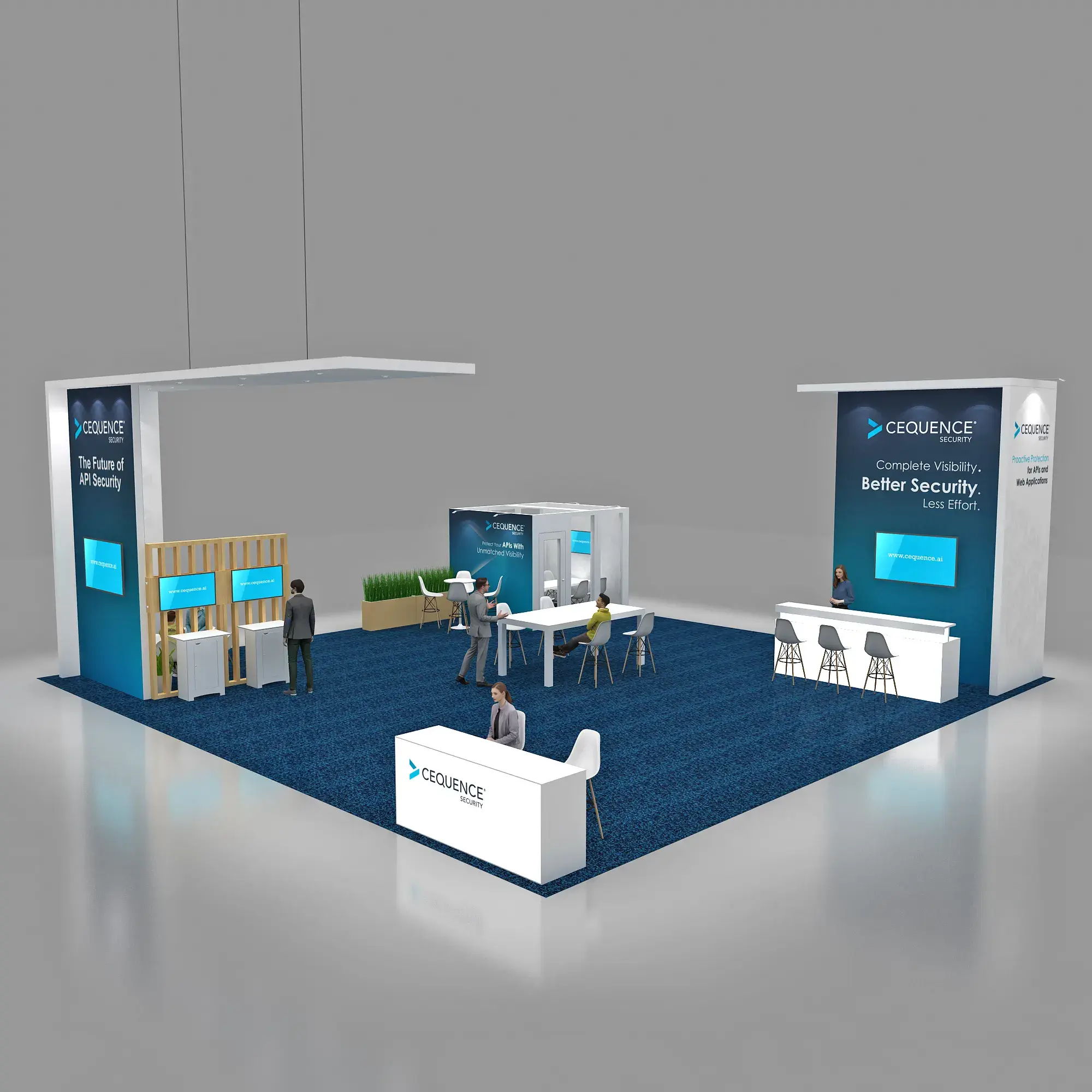 40x40 booth rental RLU4040 40 - image5