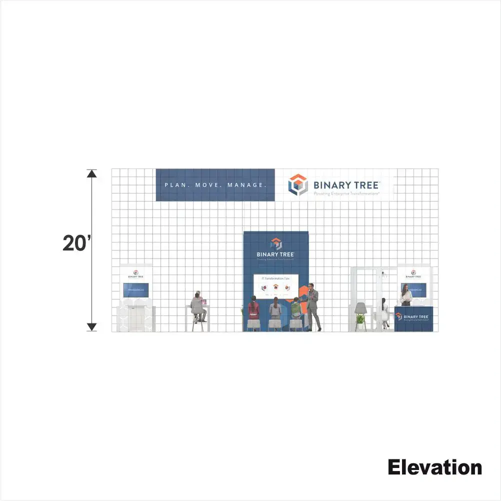 40x40 booth rental RLU4040 41 - image12
